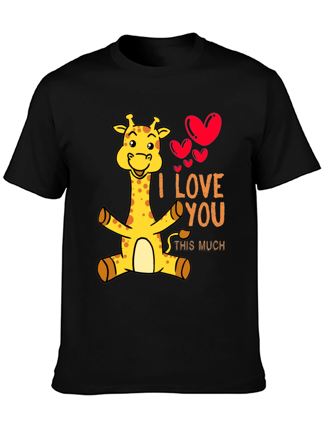 I Love You This Much Giraffe Graphic Tee