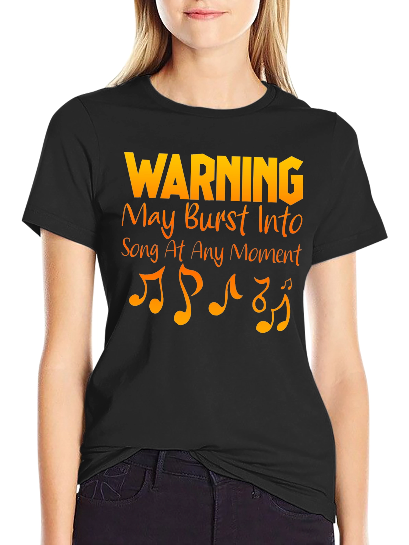 Warning May Burst Into Song T-Shirt