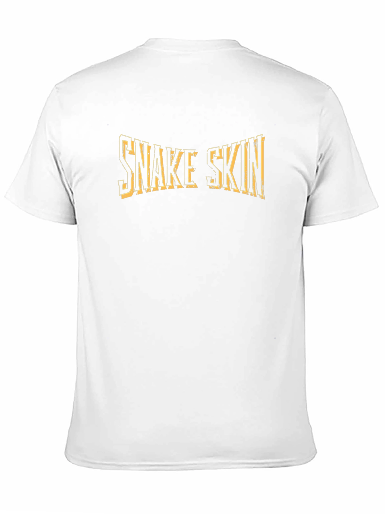 Snake Skin Graphic Print Black T-Shirt