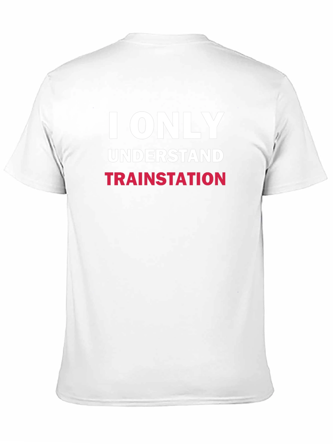 I Only Understand Train Station Graphic Tee