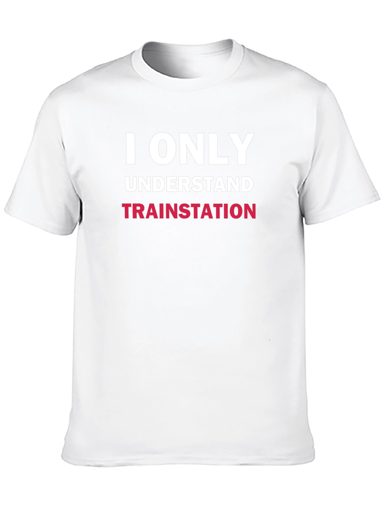 I Only Understand Train Station Graphic Tee