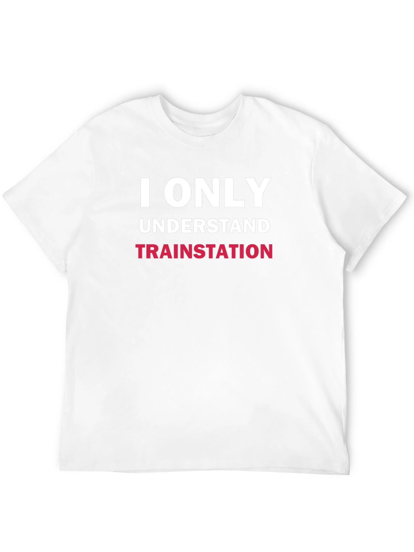 I Only Understand Train Station Graphic Tee