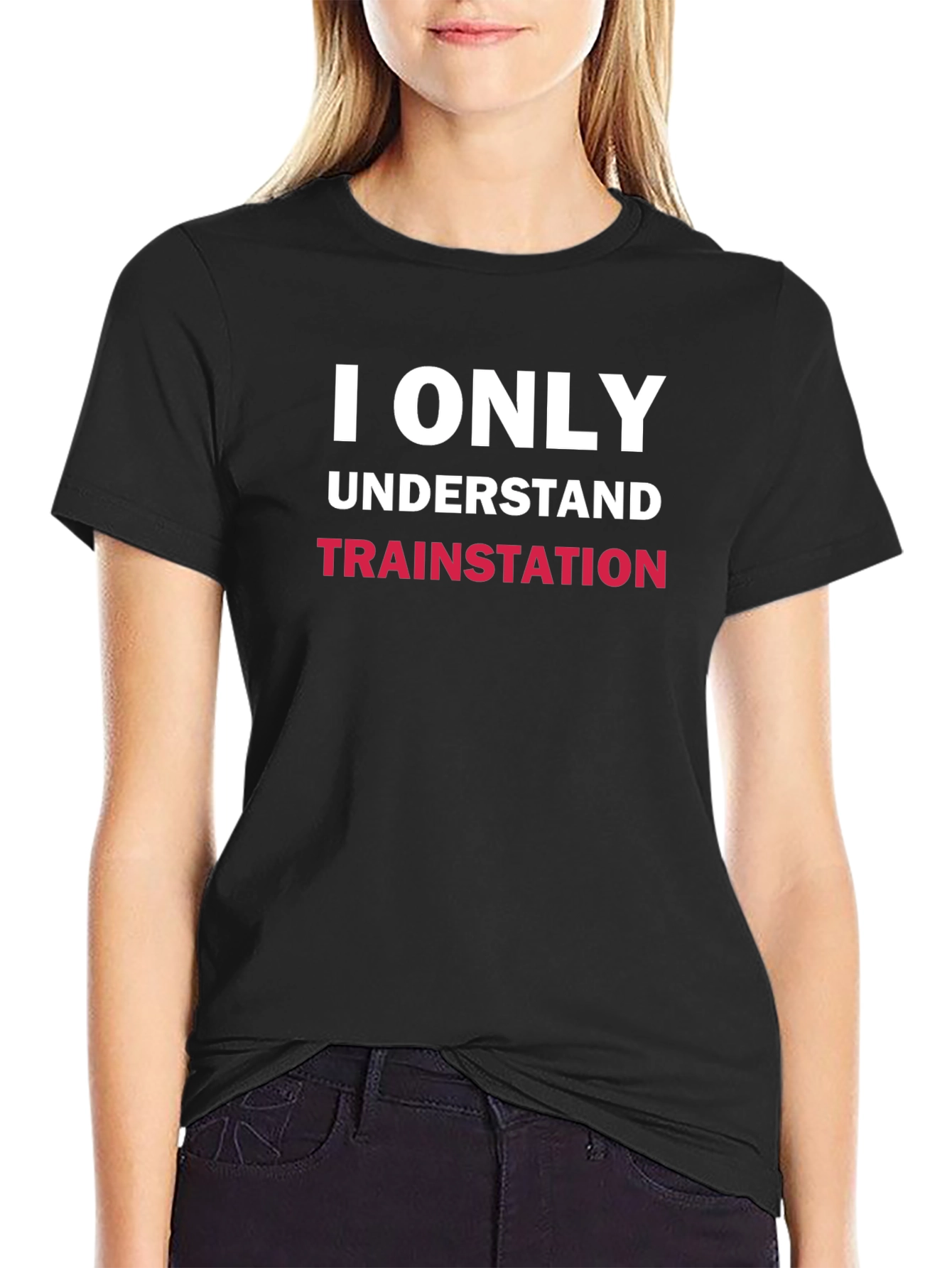 I Only Understand Train Station Graphic Tee