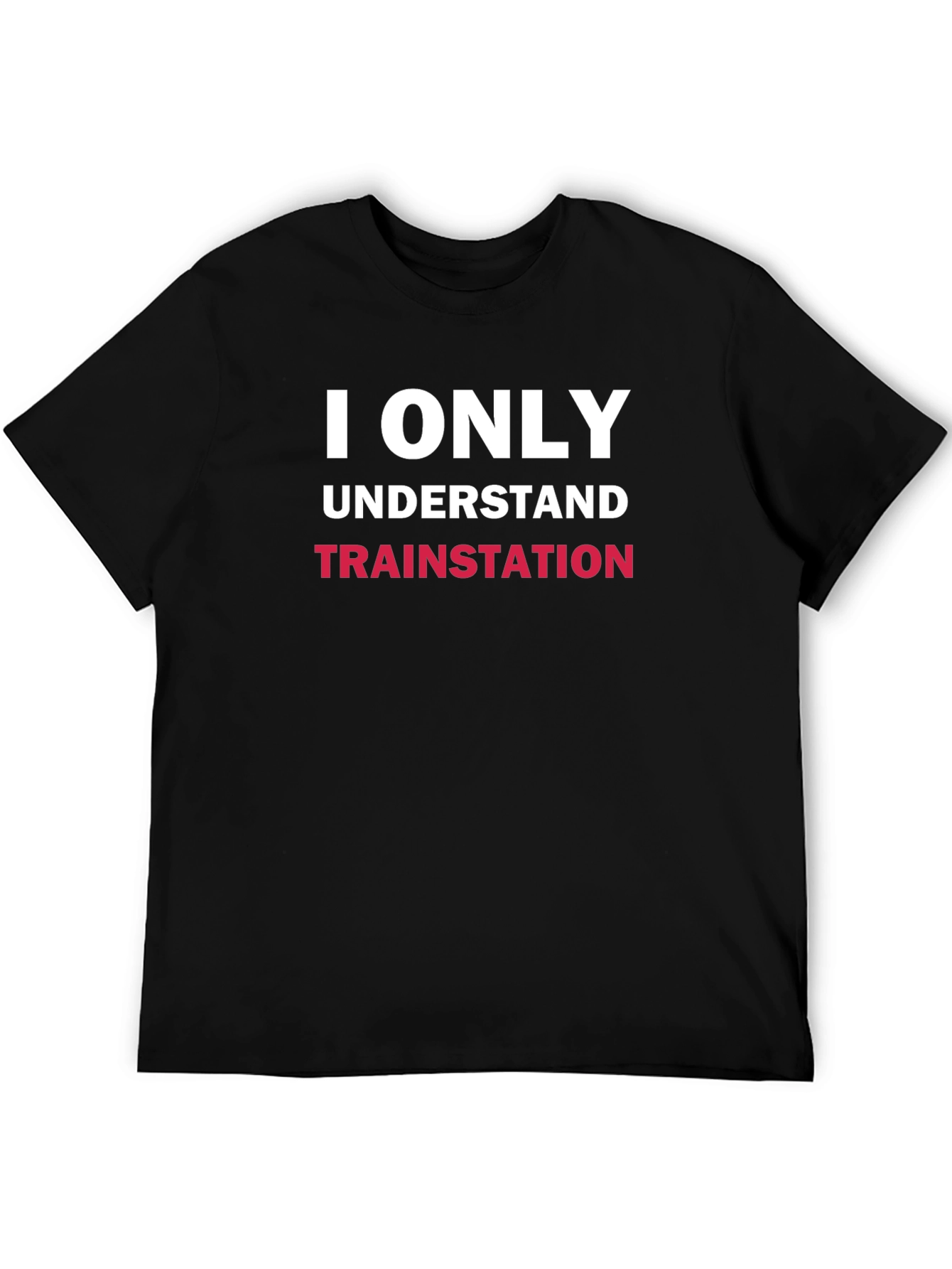 I Only Understand Train Station Graphic Tee