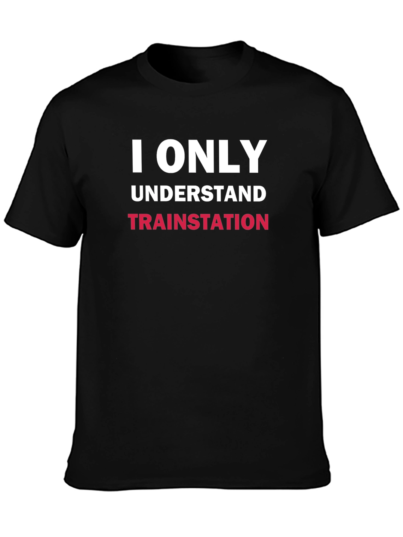 I Only Understand Train Station Graphic Tee