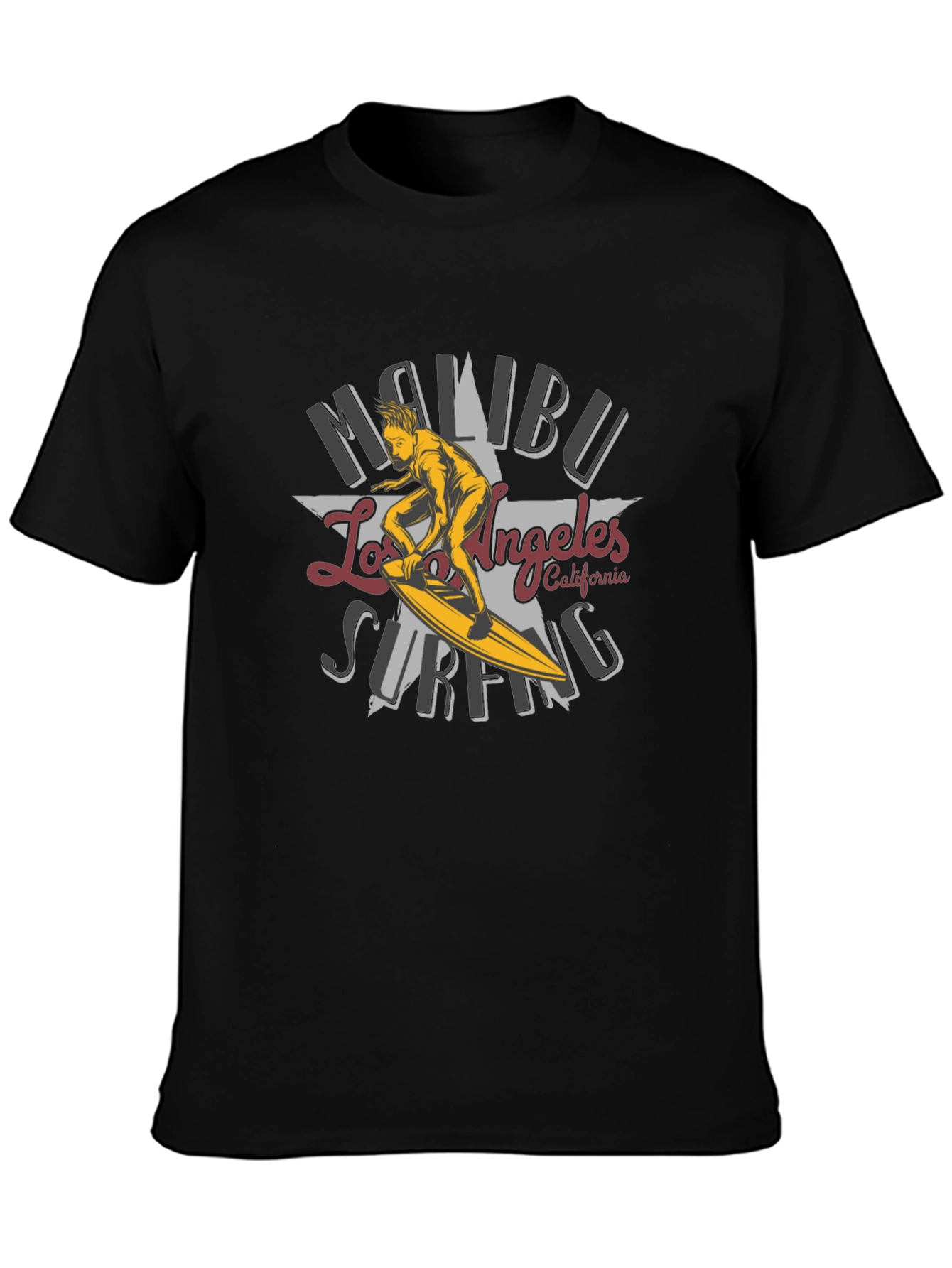 Malibu Surfing Los Angeles T-Shirt
