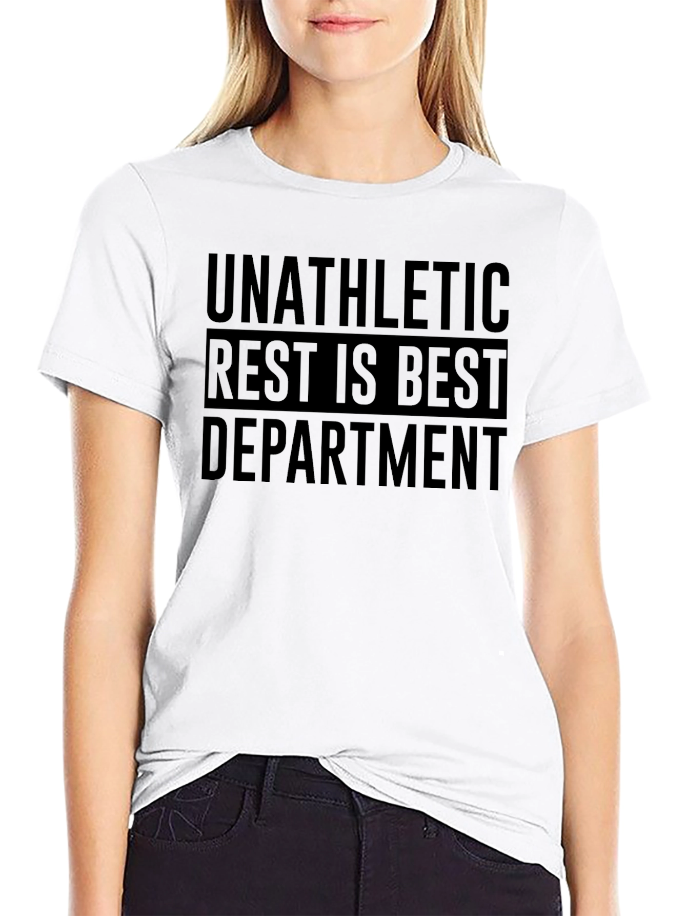 Unathletic Rest is Best Department Graphic Tee