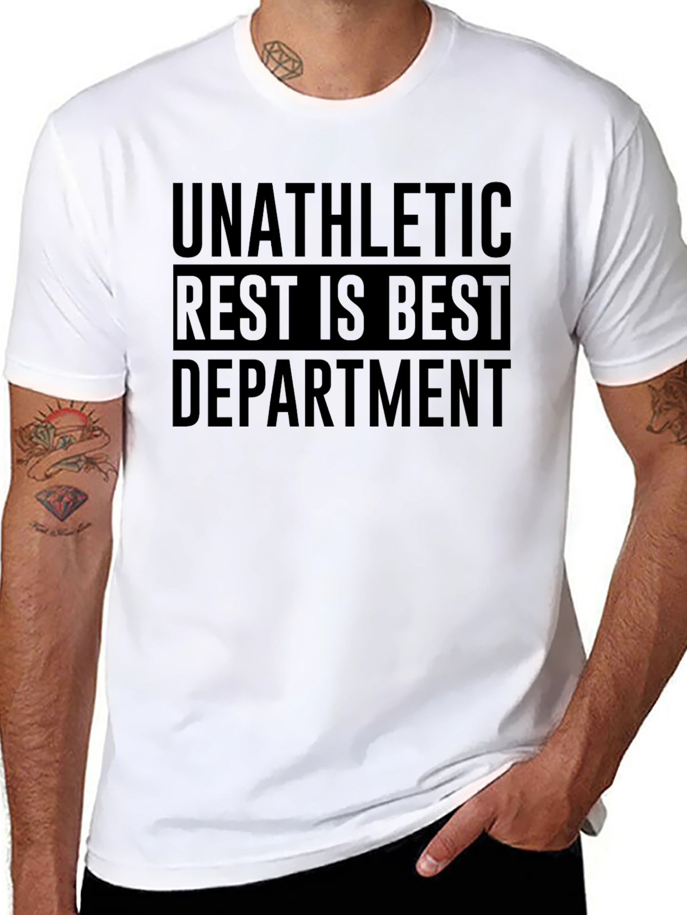 Unathletic Rest is Best Department Graphic Tee