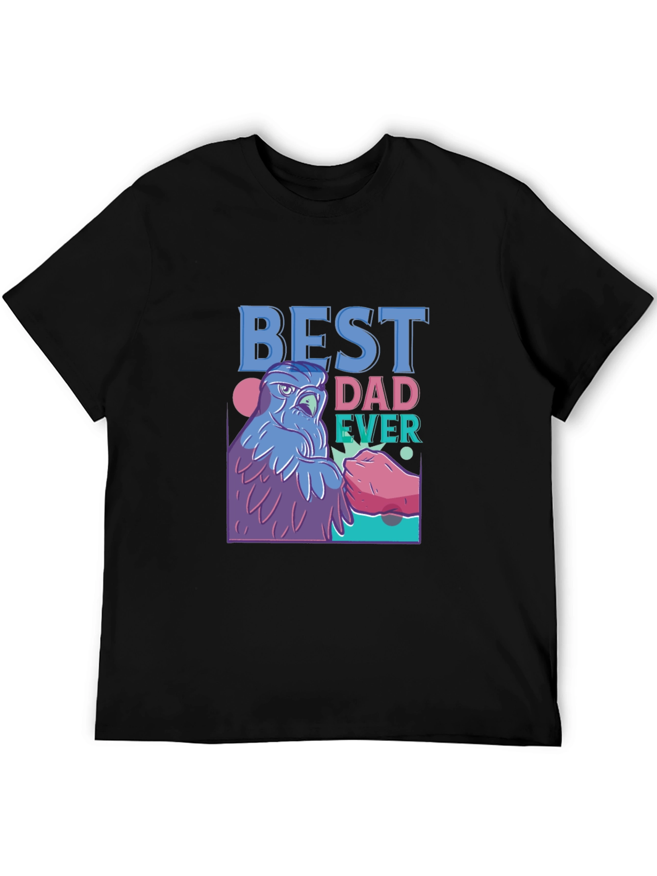 Best Dad Ever T-Shirt - Cool Eagle Design