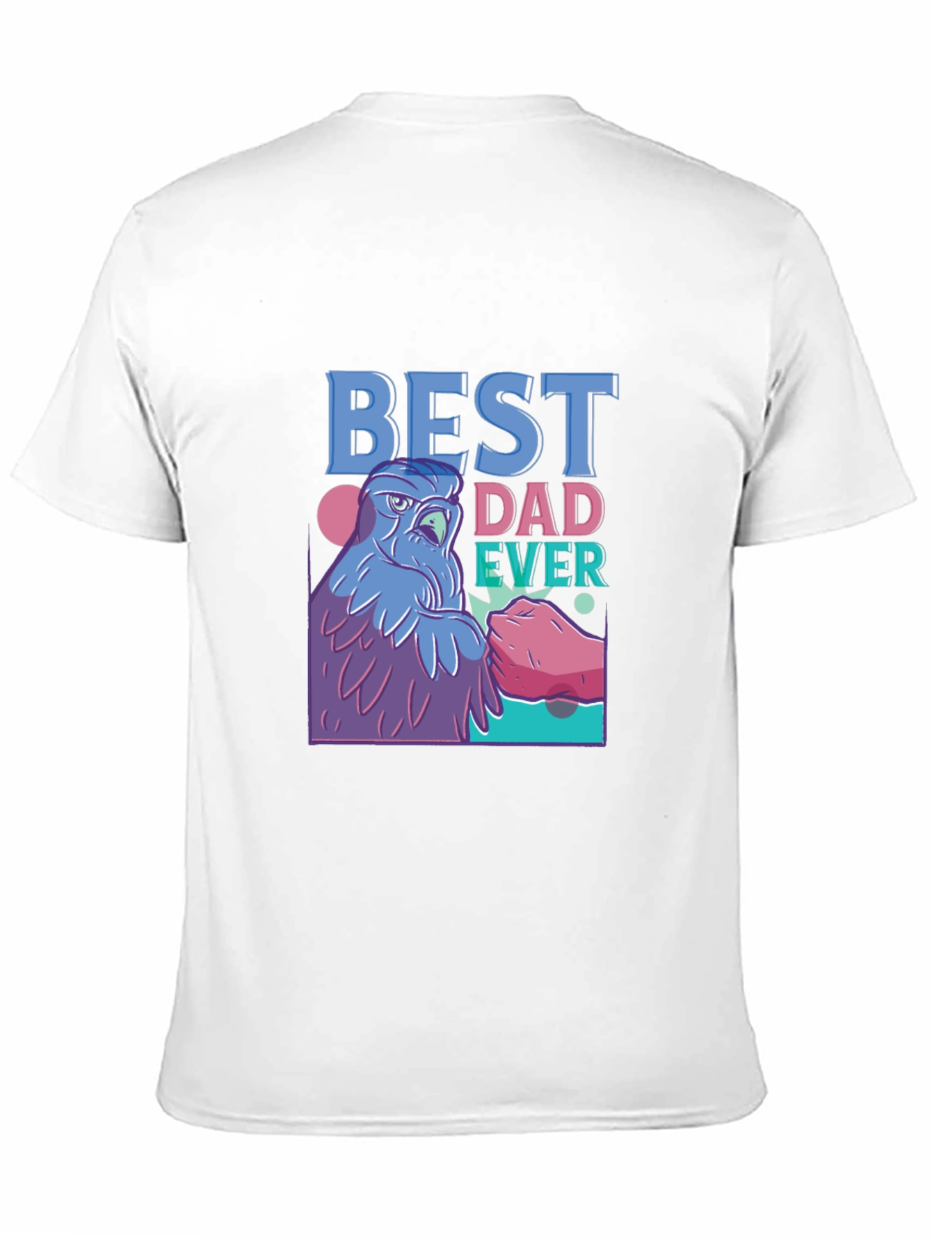 Best Dad Ever T-Shirt - Cool Eagle Design