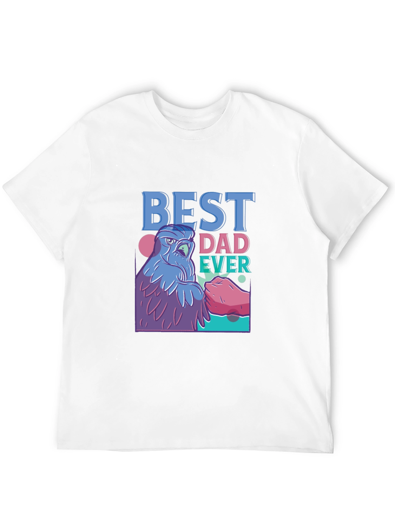 Best Dad Ever T-Shirt - Cool Eagle Design
