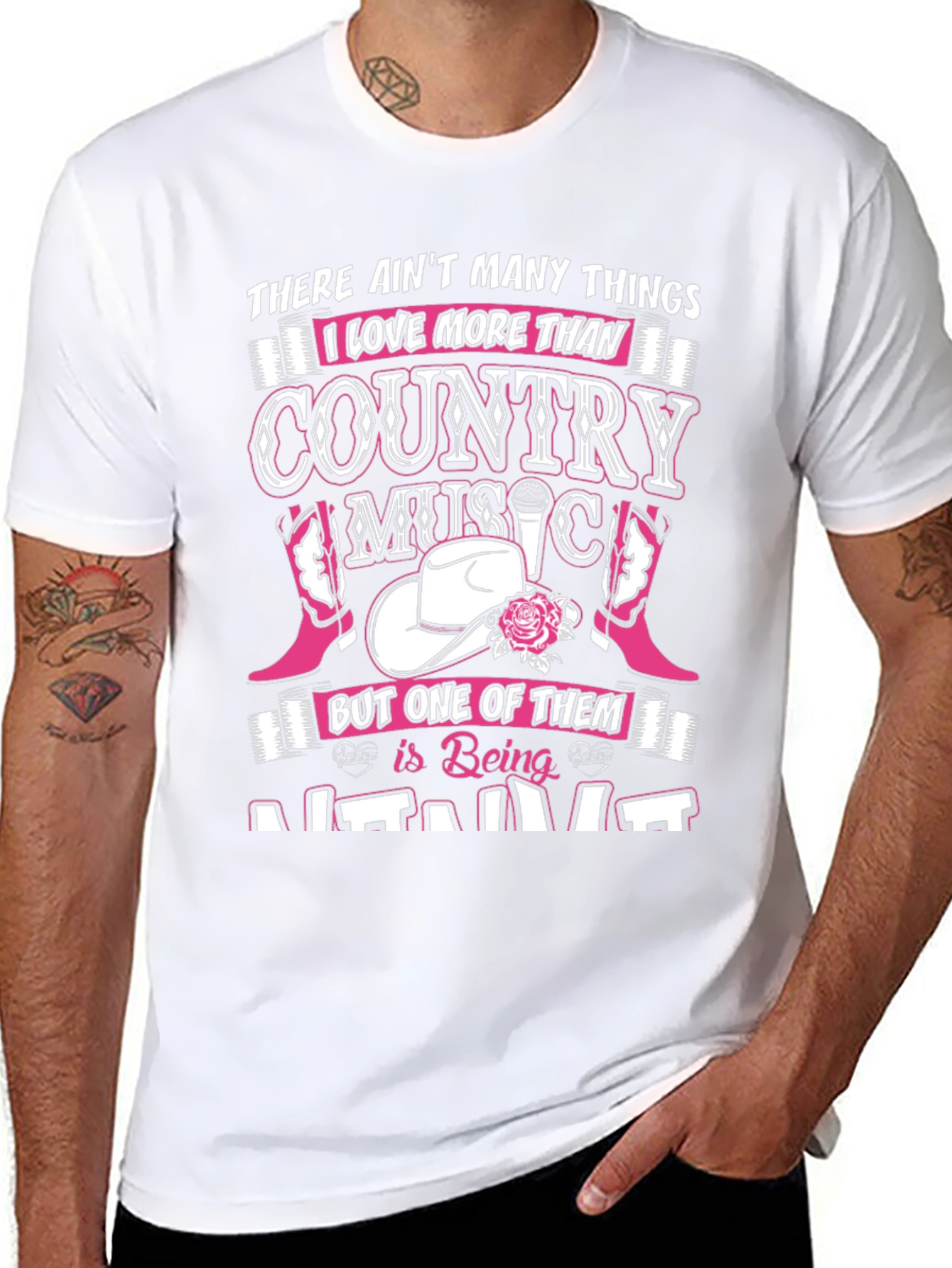 Country Music Nana Graphic T-Shirt