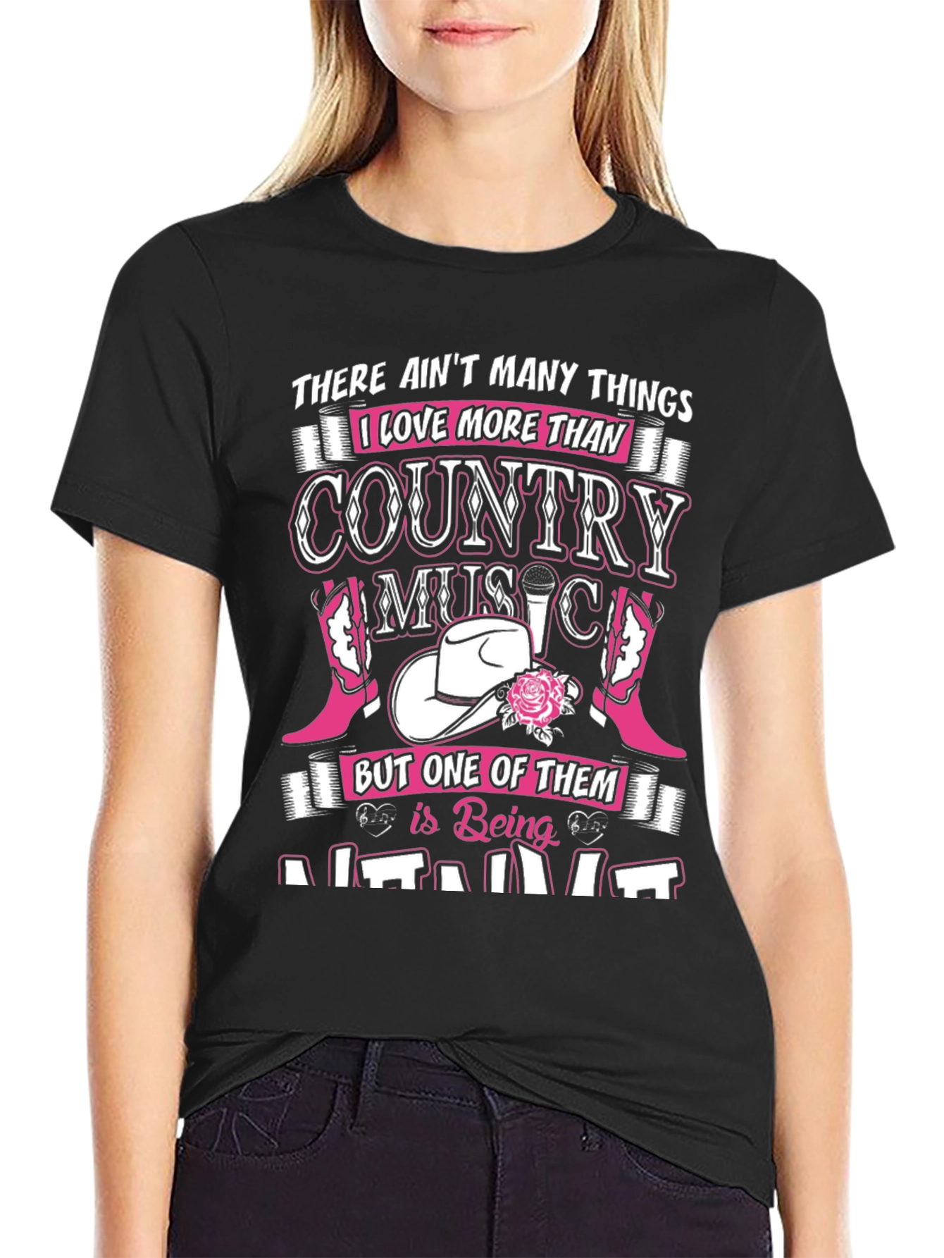 Country Music Nana Graphic T-Shirt