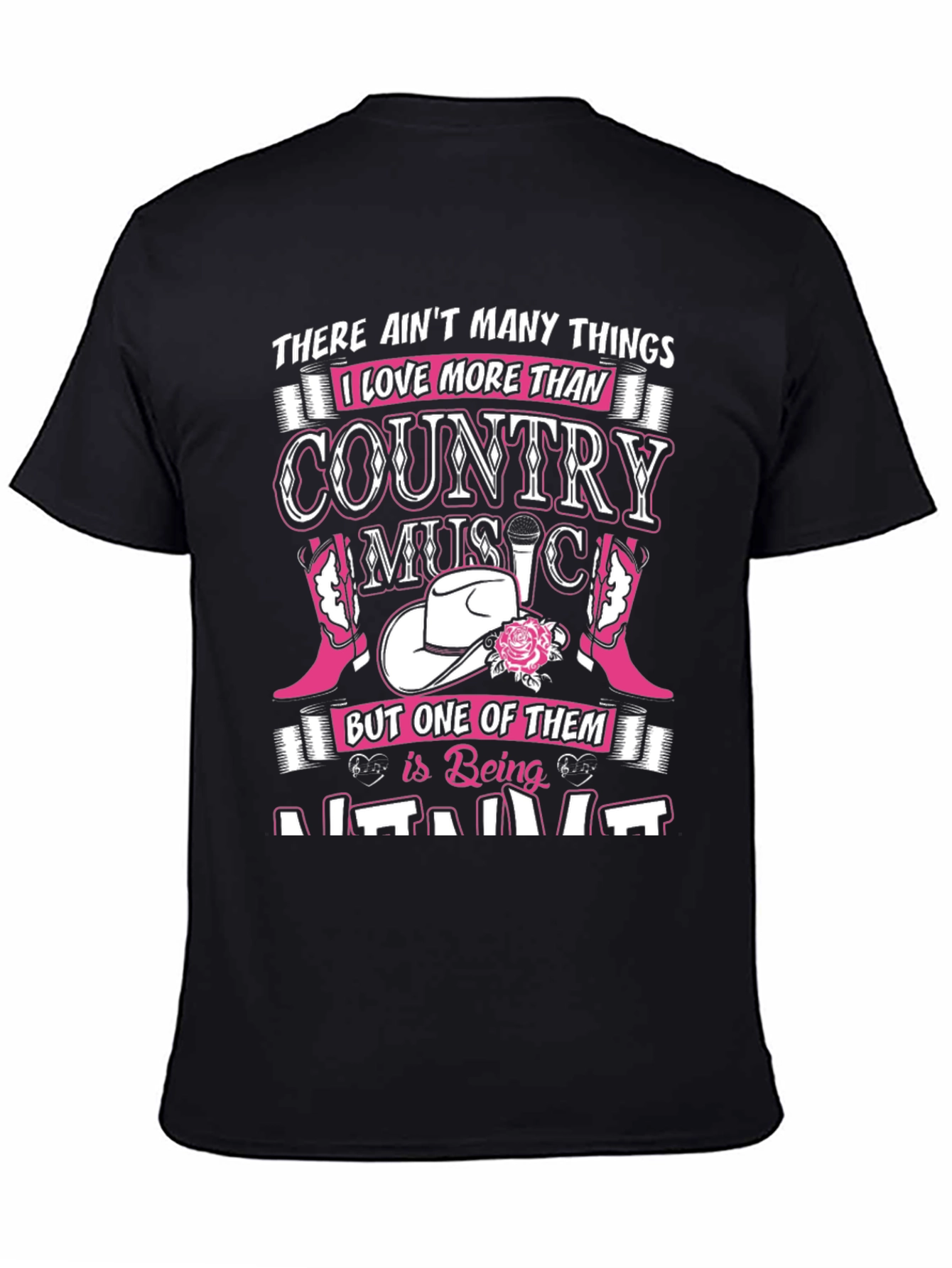 Country Music Nana Graphic T-Shirt