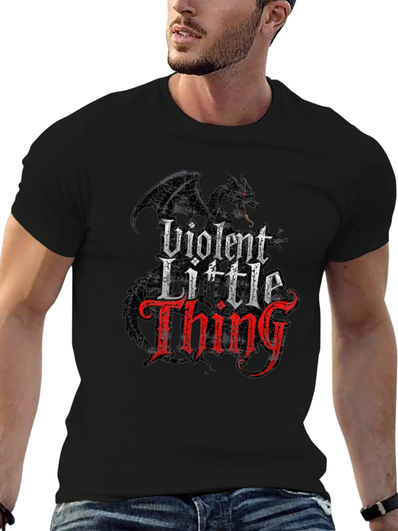 Violent Little Thing Dragon Graphic Tee