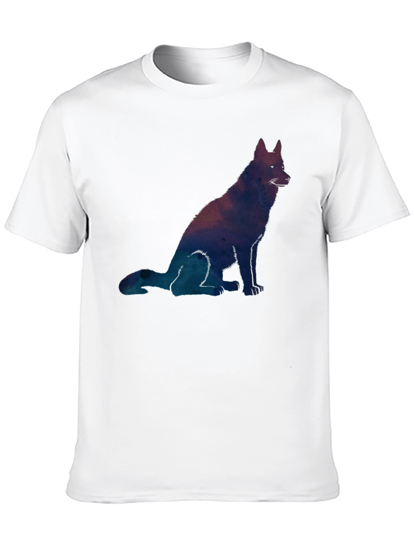 Galaxy Dog Graphic Tee - Mens Black T-Shirt