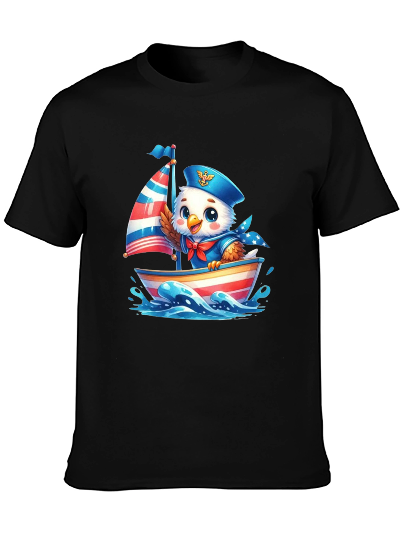Patriotic Eagle Sailor T-Shirt