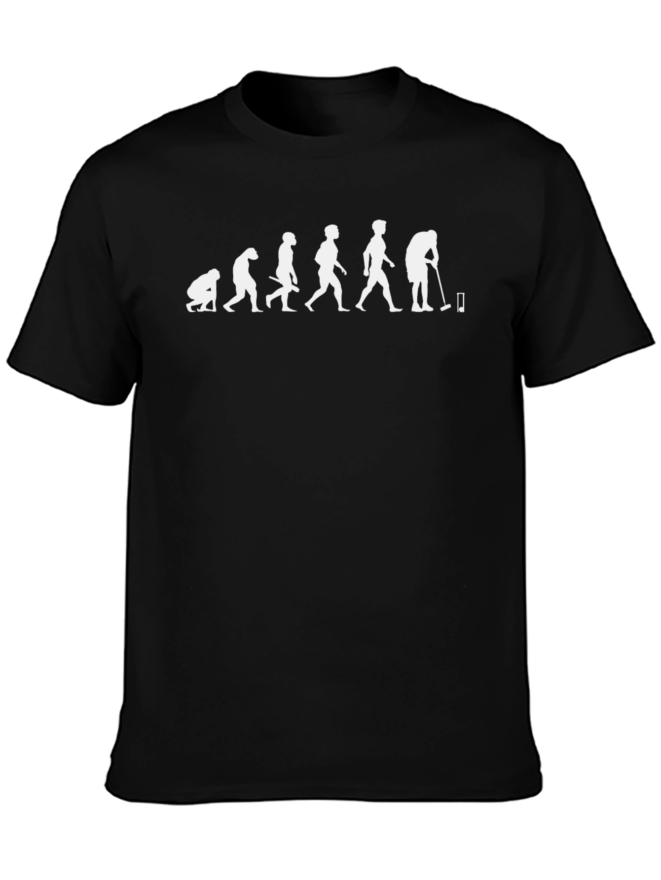 Golf Evolution Graphic T-Shirt - Black