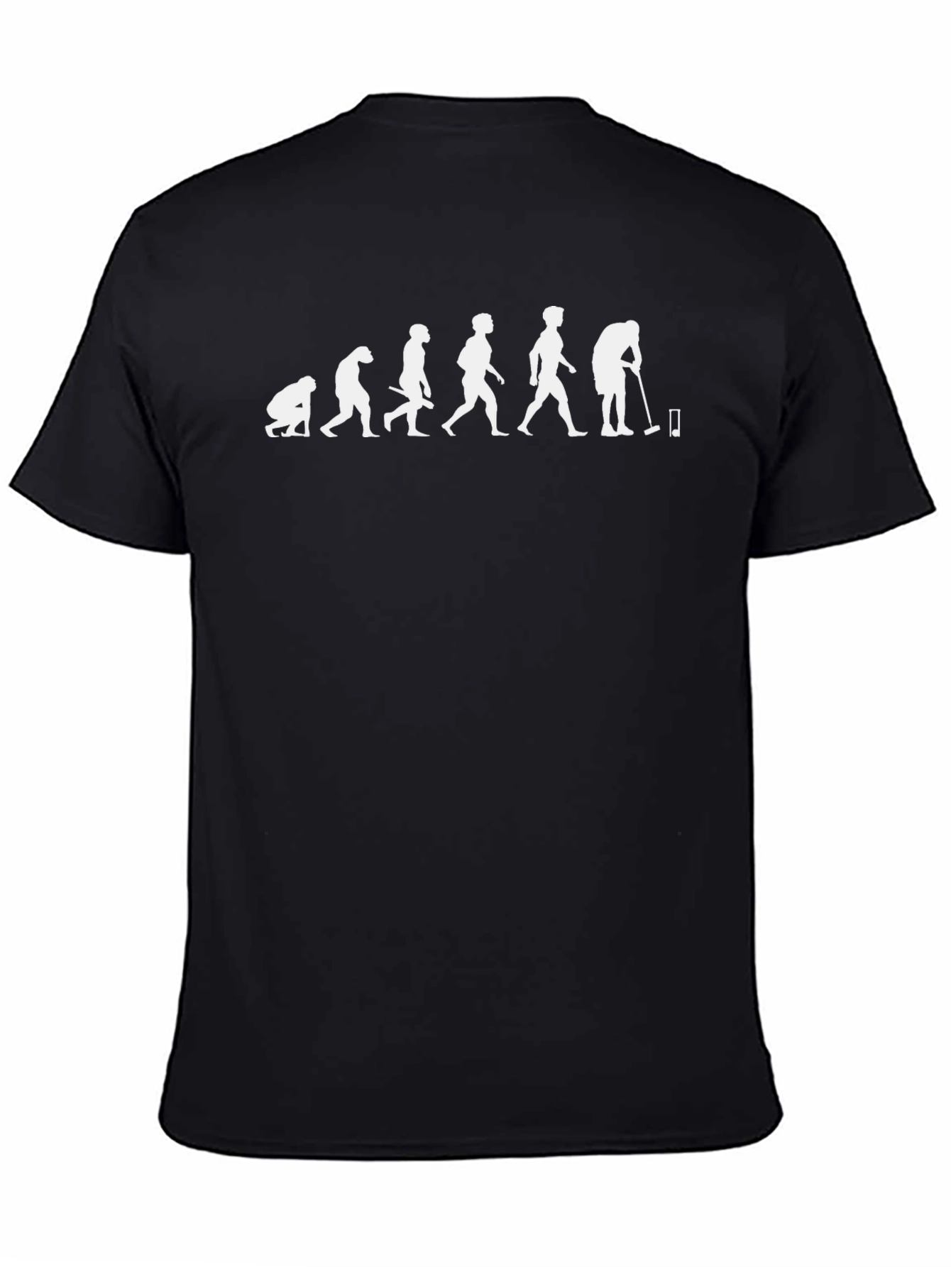 Golf Evolution Graphic T-Shirt - Black