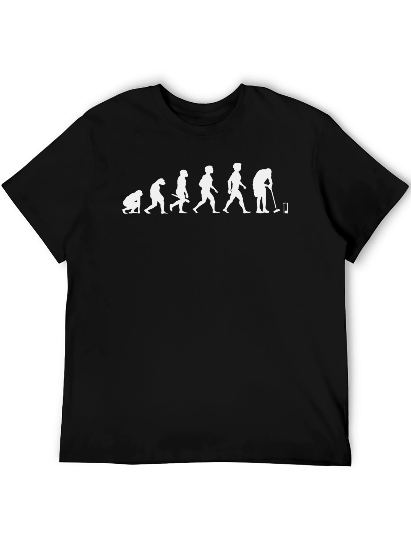 Golf Evolution Graphic T-Shirt - Black