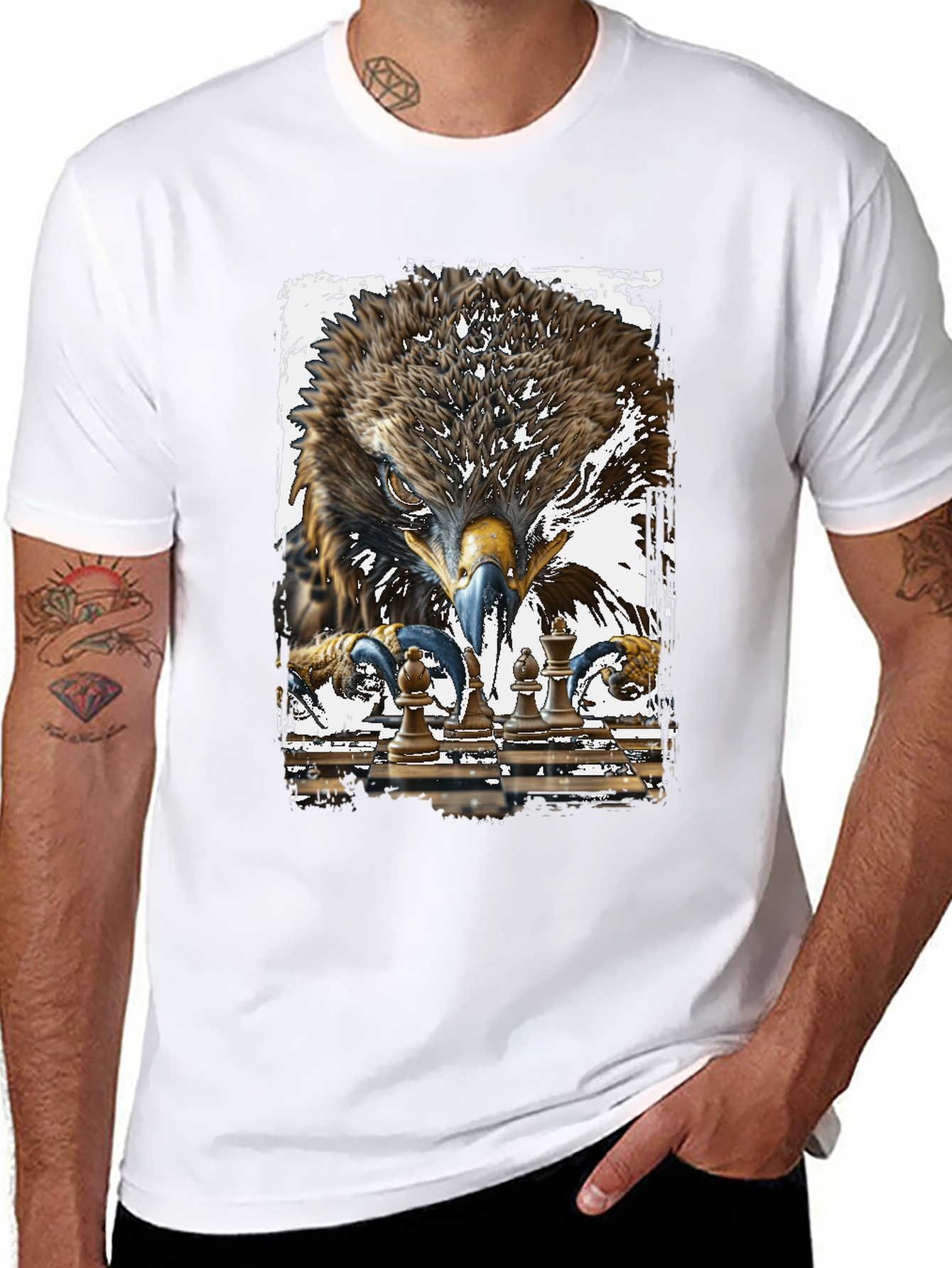 Eagle Chess Master Graphic T-Shirt