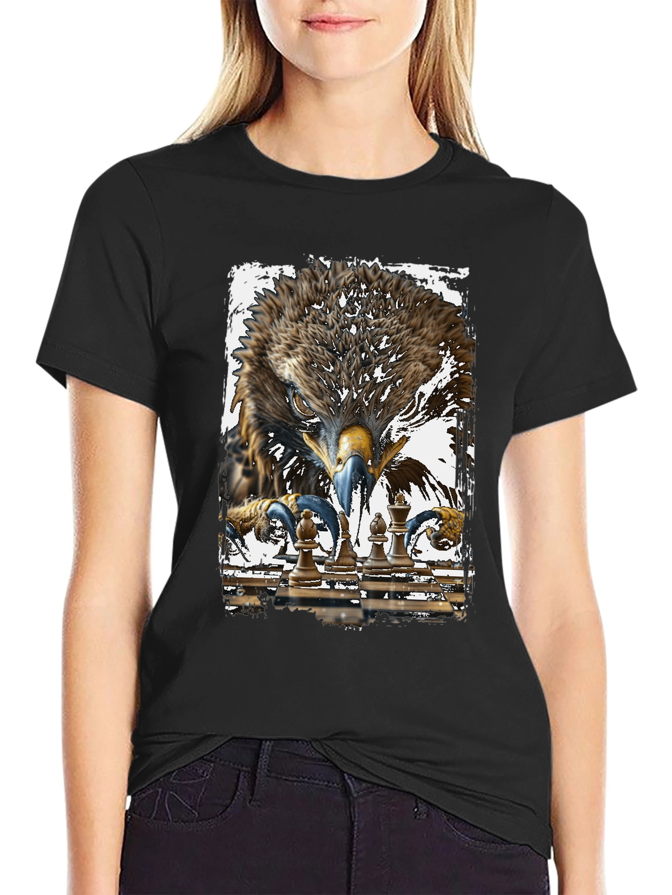 Eagle Chess Master Graphic T-Shirt