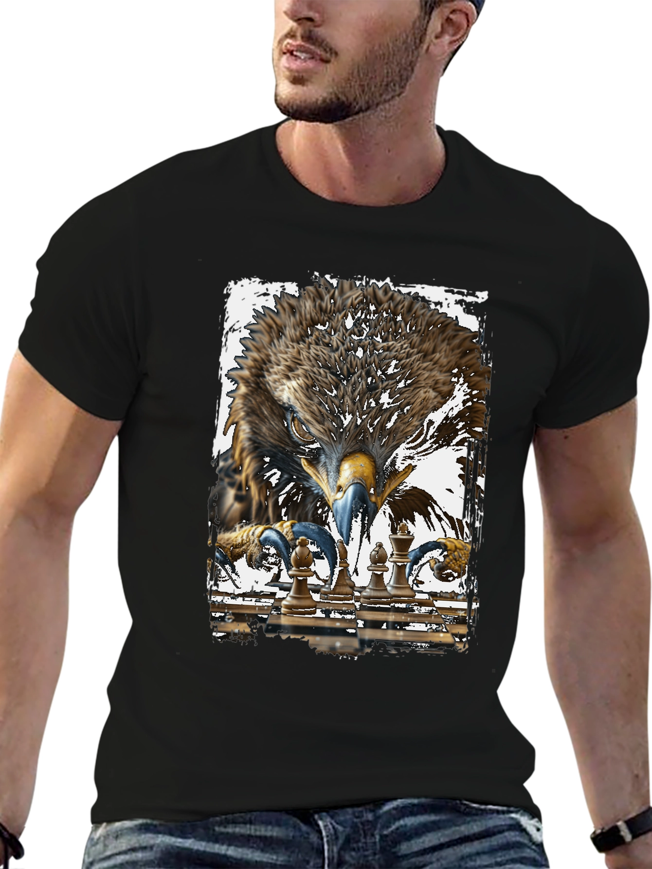 Eagle Chess Master Graphic T-Shirt