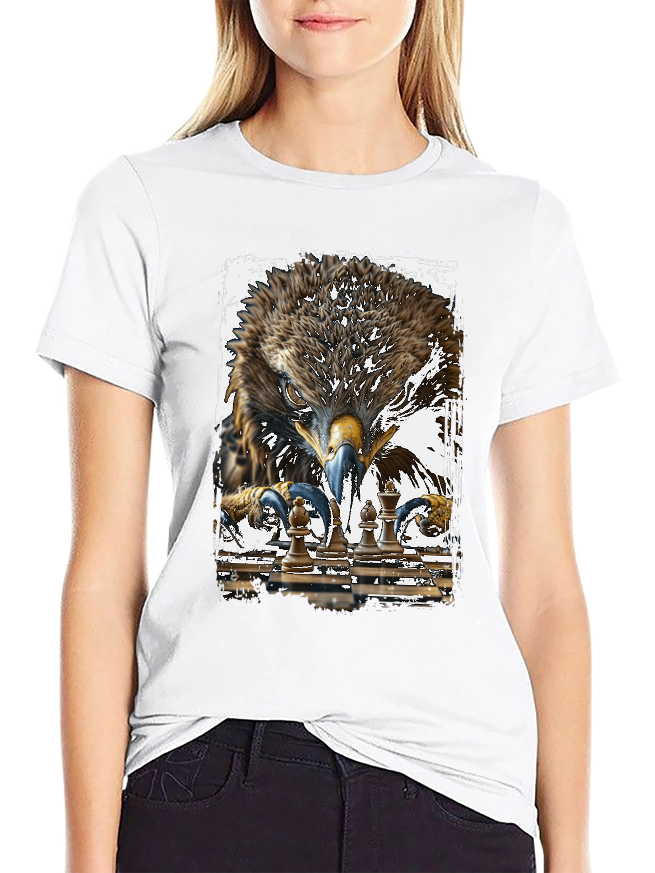 Eagle Chess Master Graphic T-Shirt