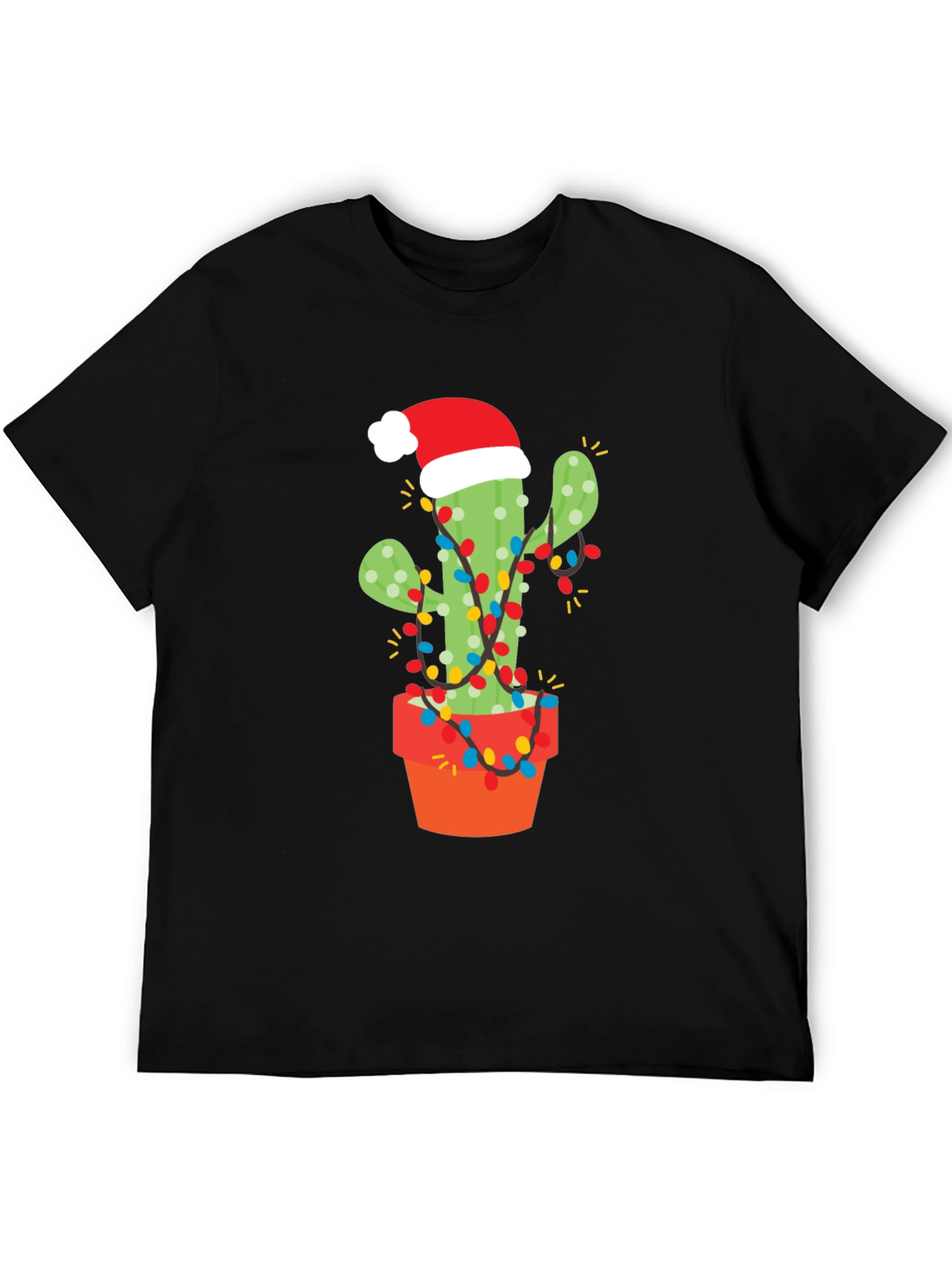Festive Cactus Christmas T-Shirt - Holiday Cheer!