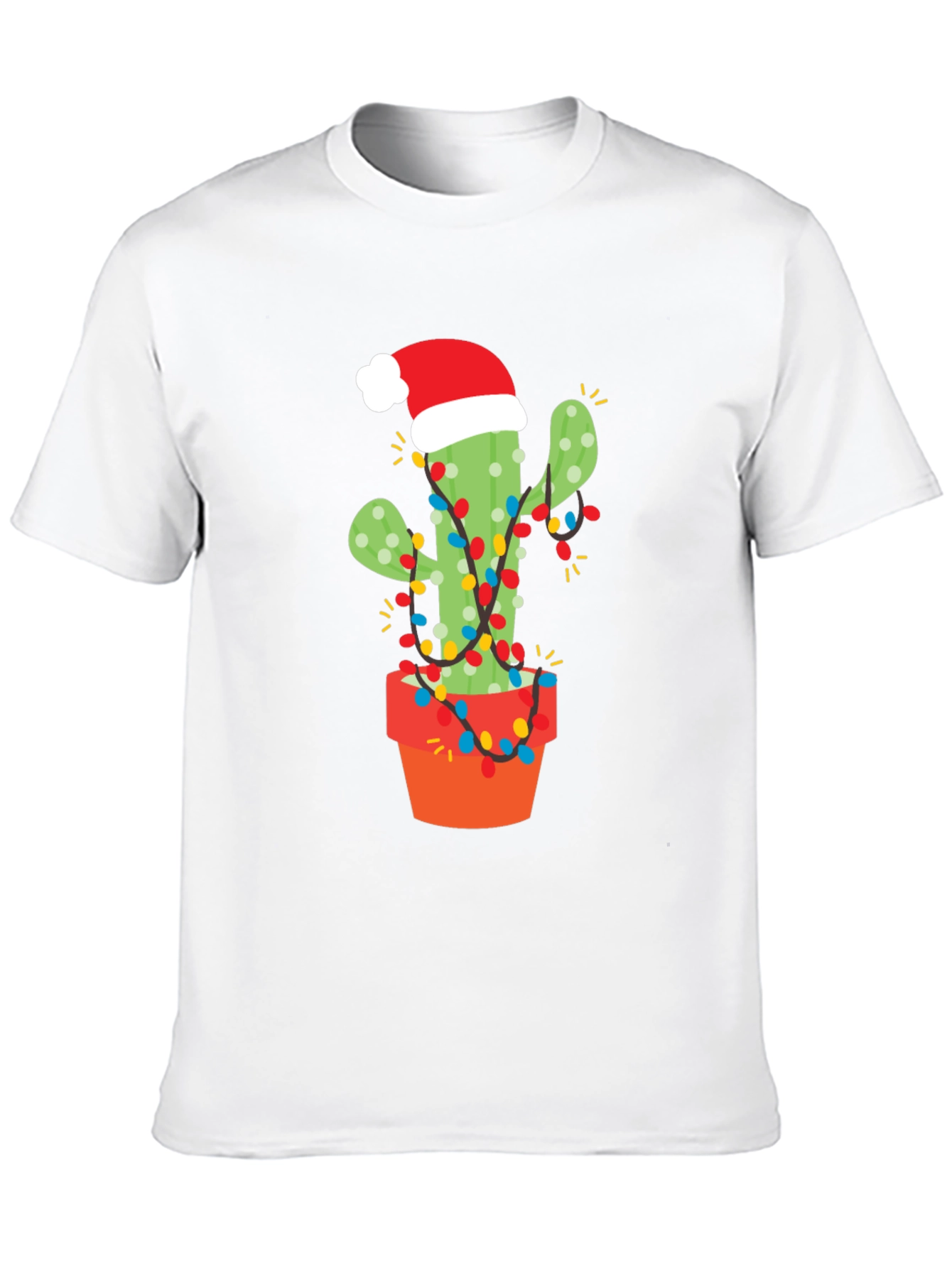 Festive Cactus Christmas T-Shirt - Holiday Cheer!