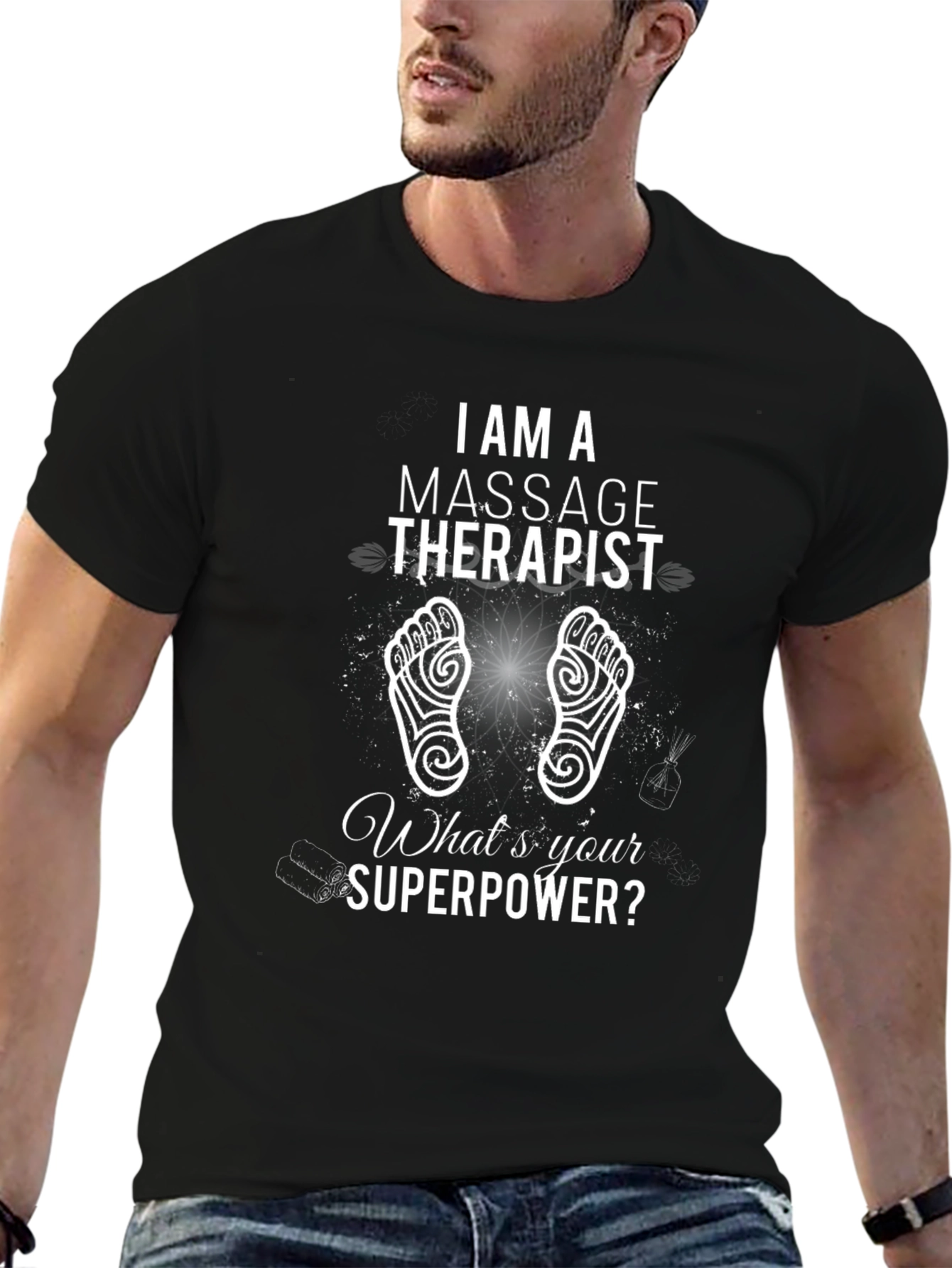 Massage Therapist Superpower T-Shirt - Relax & Rejuvenate