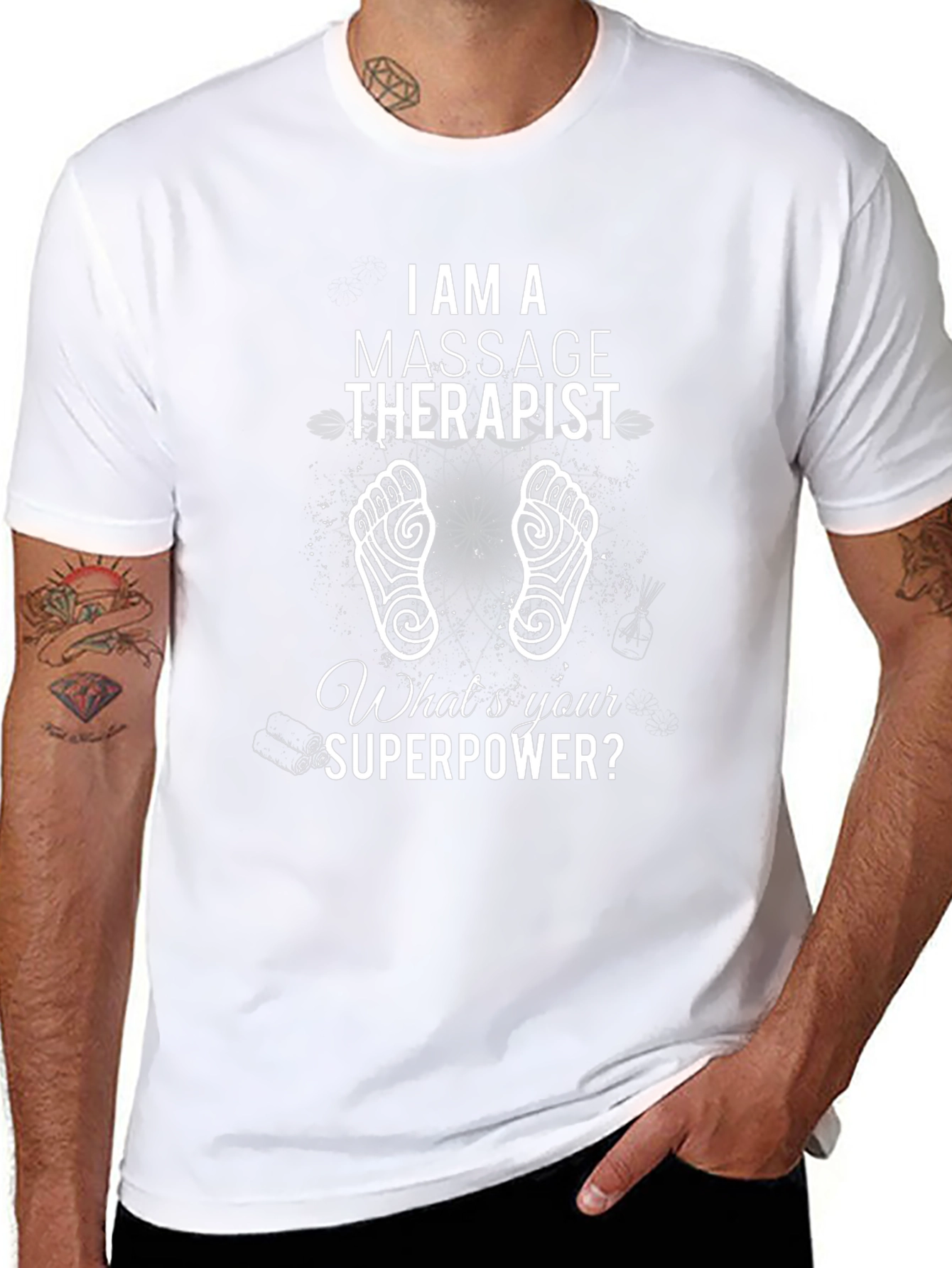 Massage Therapist Superpower T-Shirt - Relax & Rejuvenate