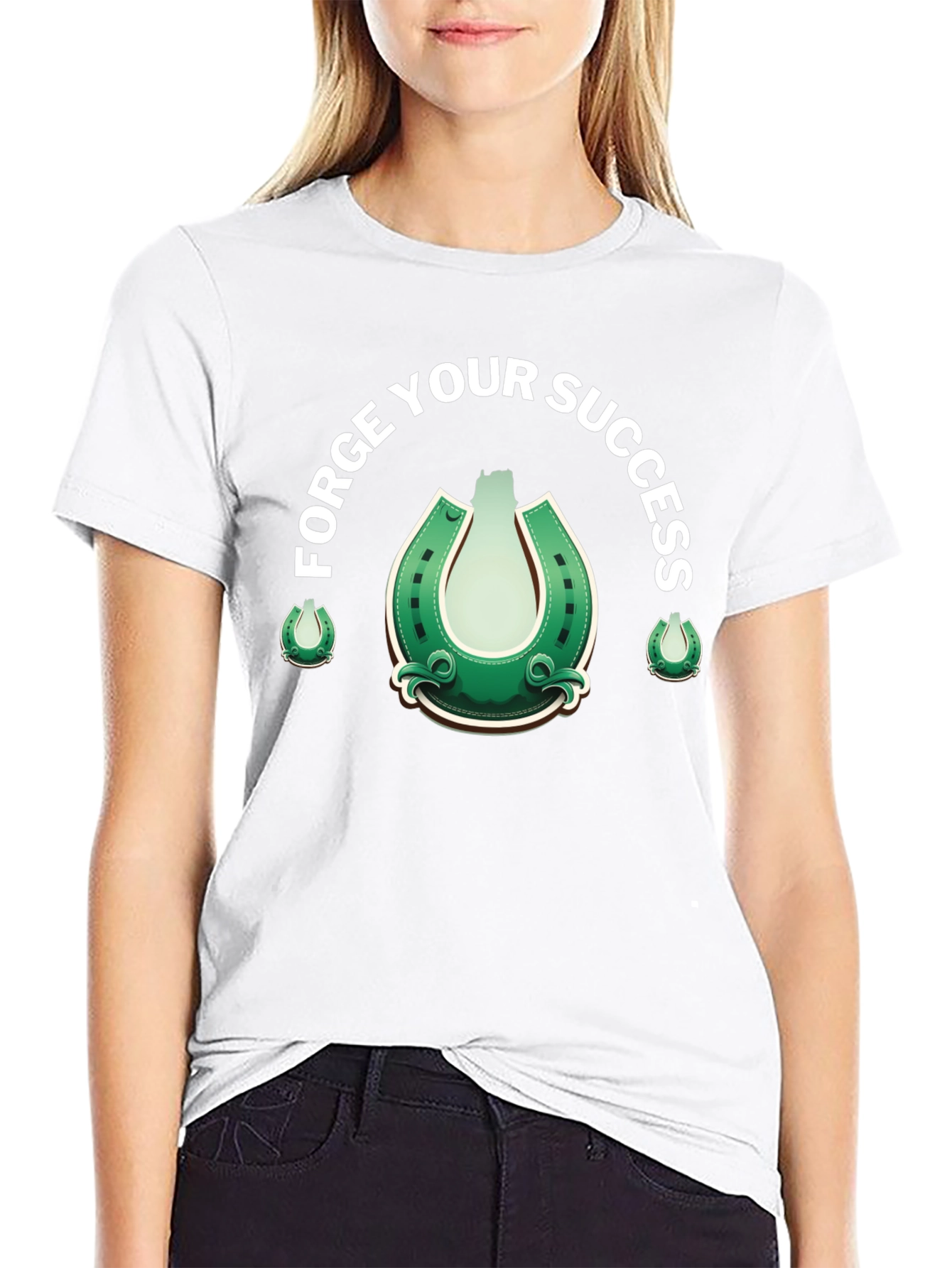 Forge Your Success Horseshoe Graphic T-Shirt