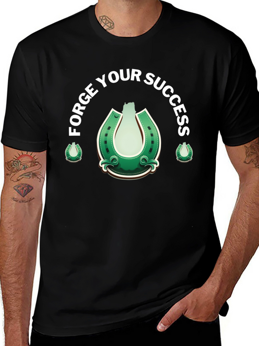 Forge Your Success Horseshoe Graphic T-Shirt