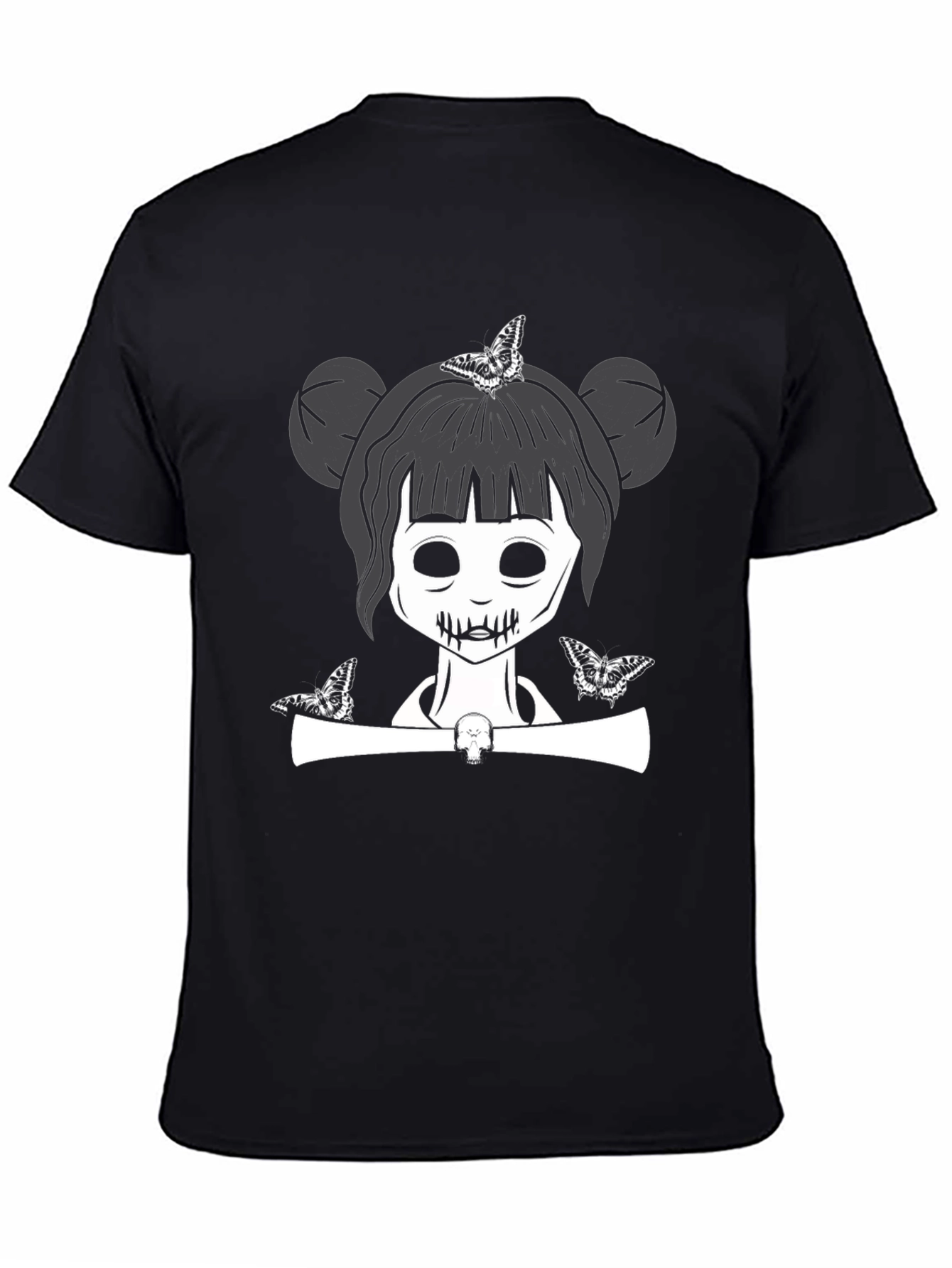 Goth Girl Butterfly T-Shirt - Unisex Graphic Tee