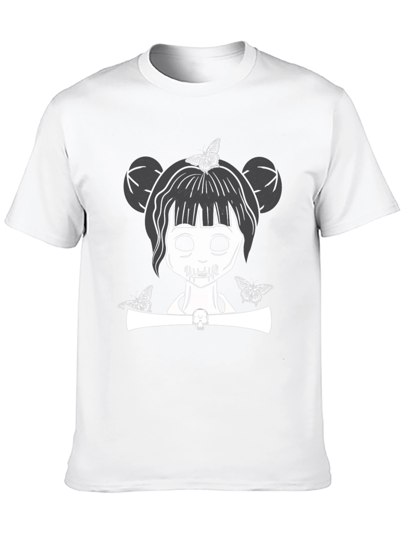 Goth Girl Butterfly T-Shirt - Unisex Graphic Tee