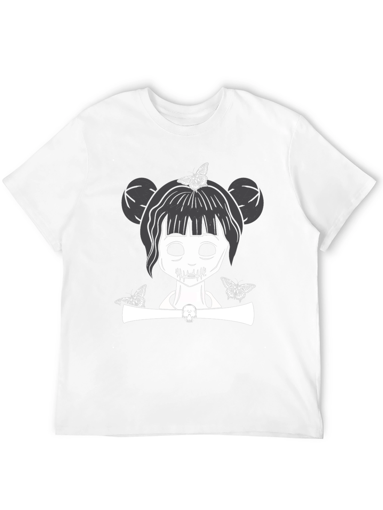 Goth Girl Butterfly T-Shirt - Unisex Graphic Tee