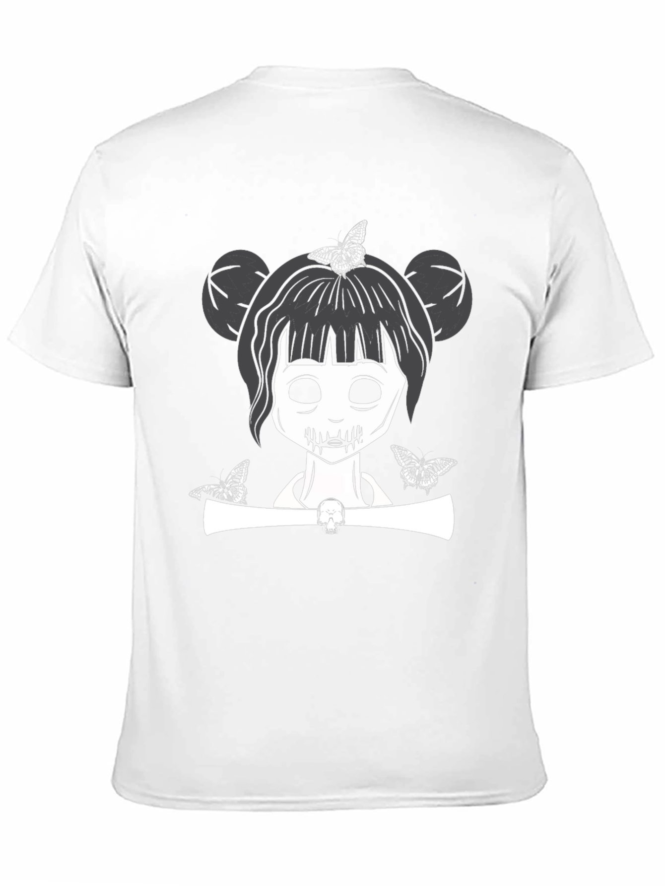 Goth Girl Butterfly T-Shirt - Unisex Graphic Tee