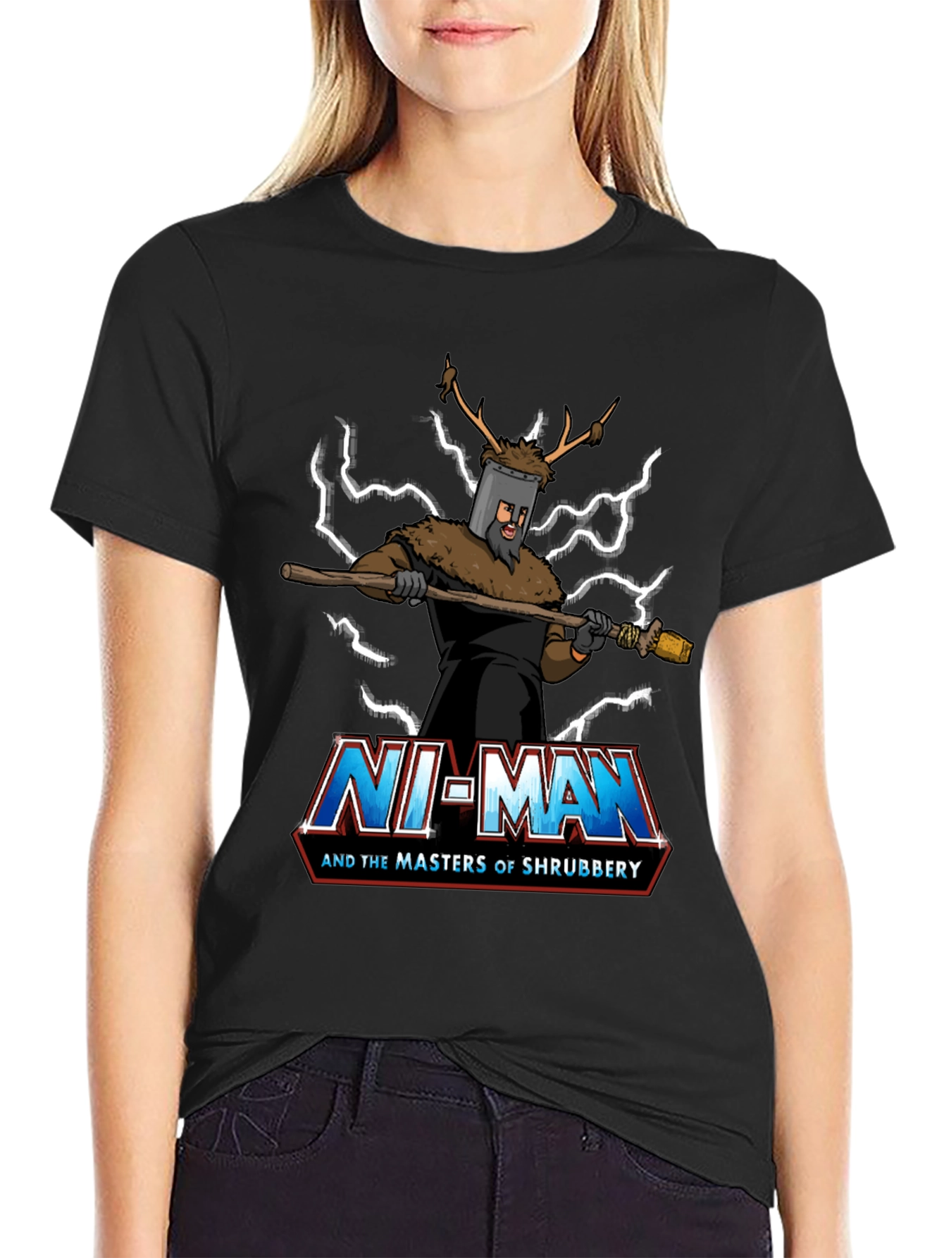 Ni-Man and the Masters of Shrubbery T-Shirt