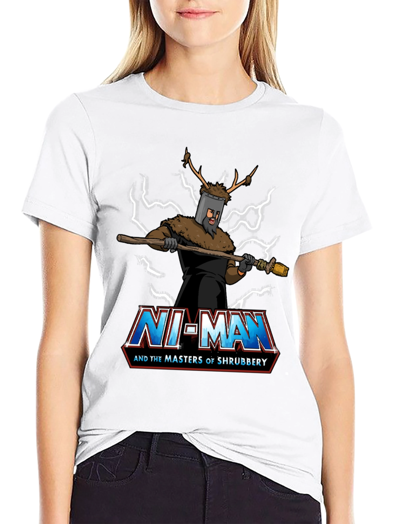 Ni-Man and the Masters of Shrubbery T-Shirt