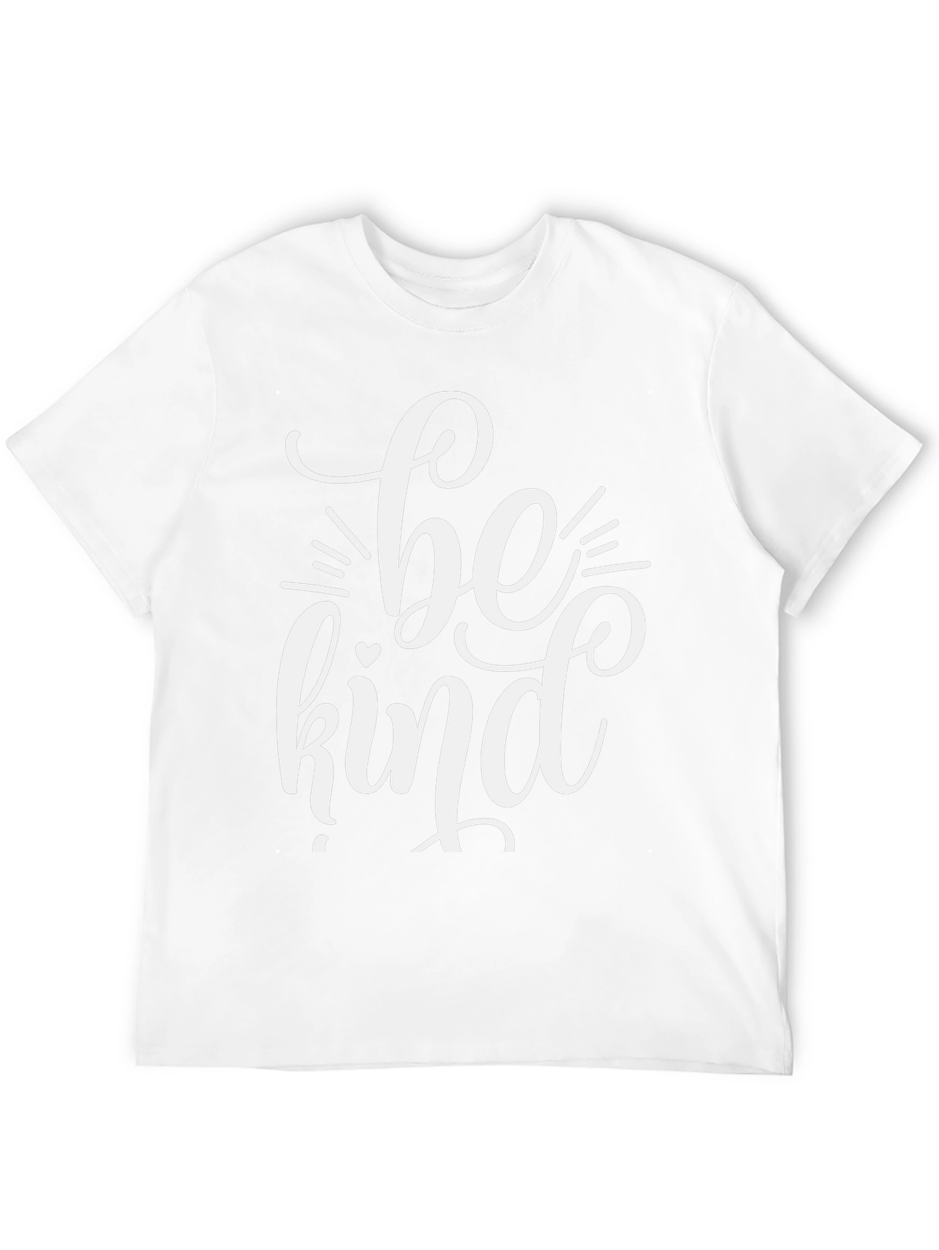 Be Kind Graphic Tee - Black Cotton Casual T-Shirt