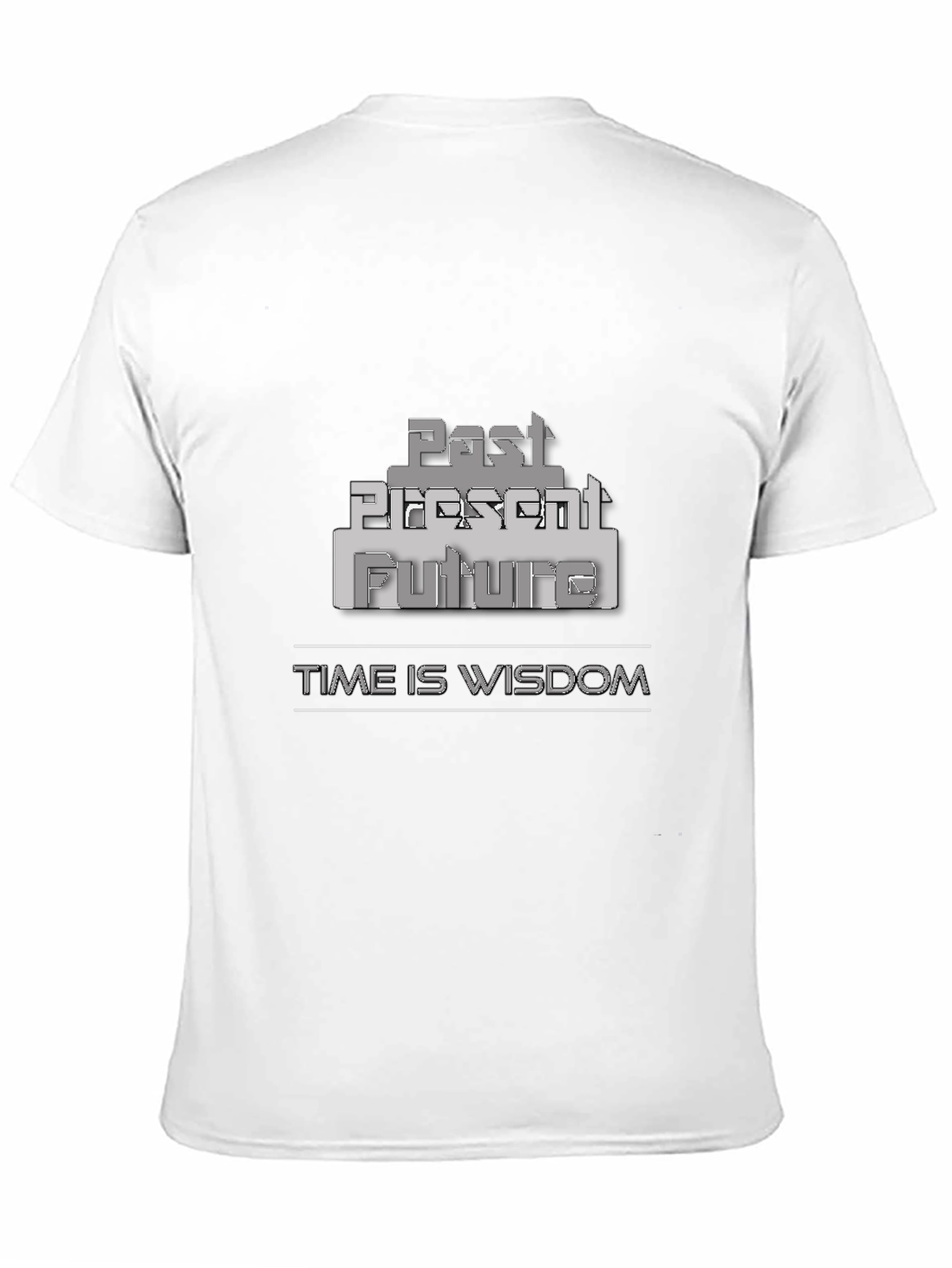 Past Present Future Wisdom Graphic Tee - Black