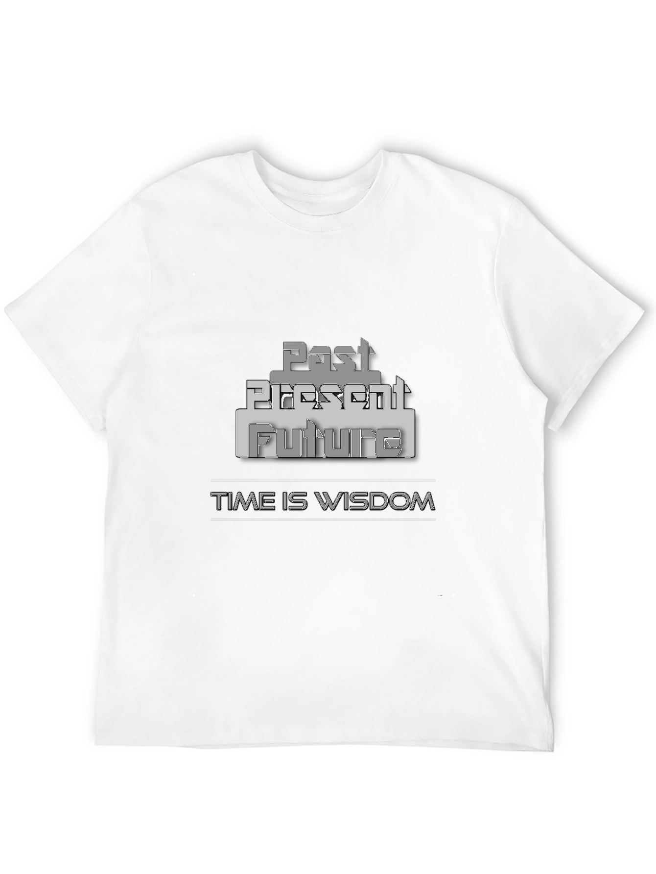 Past Present Future Wisdom Graphic Tee - Black