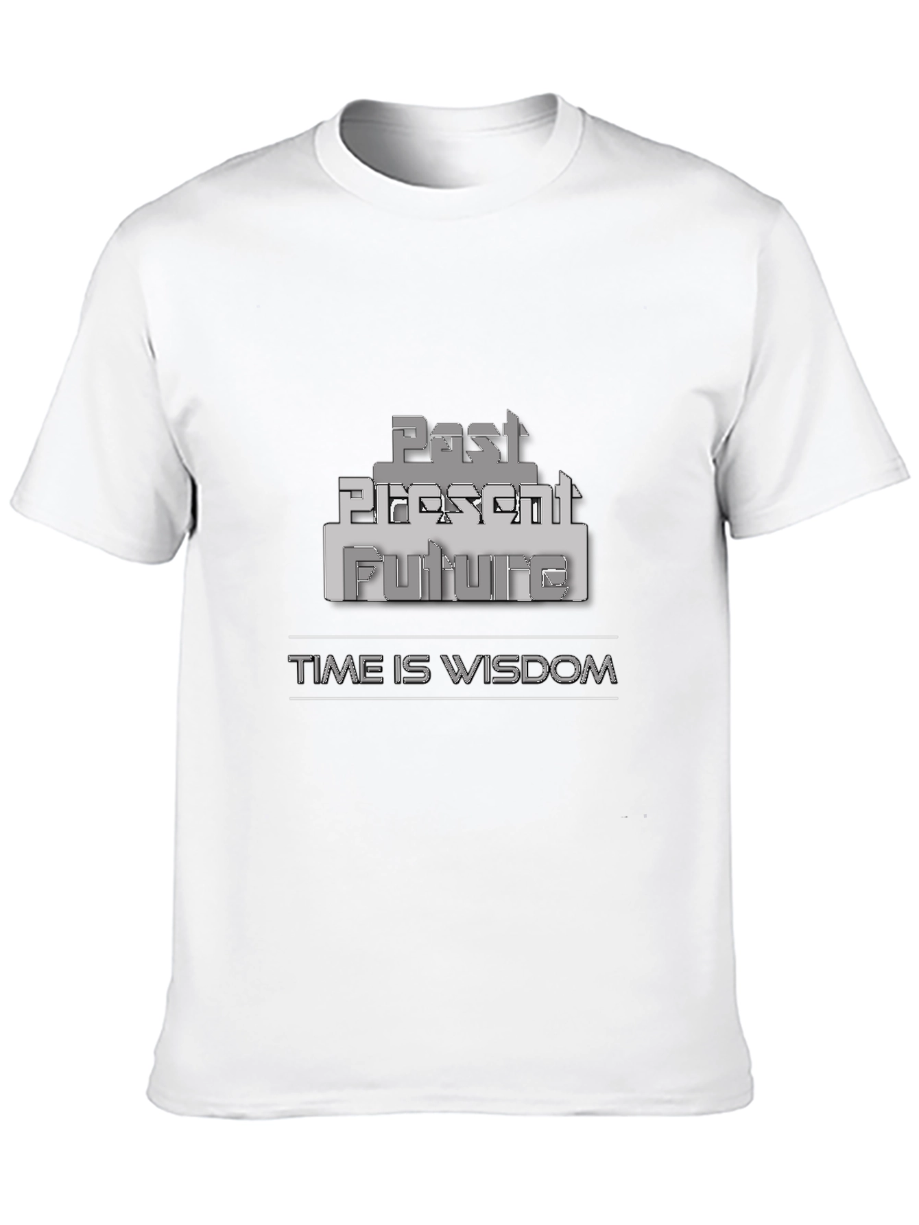 Past Present Future Wisdom Graphic Tee - Black