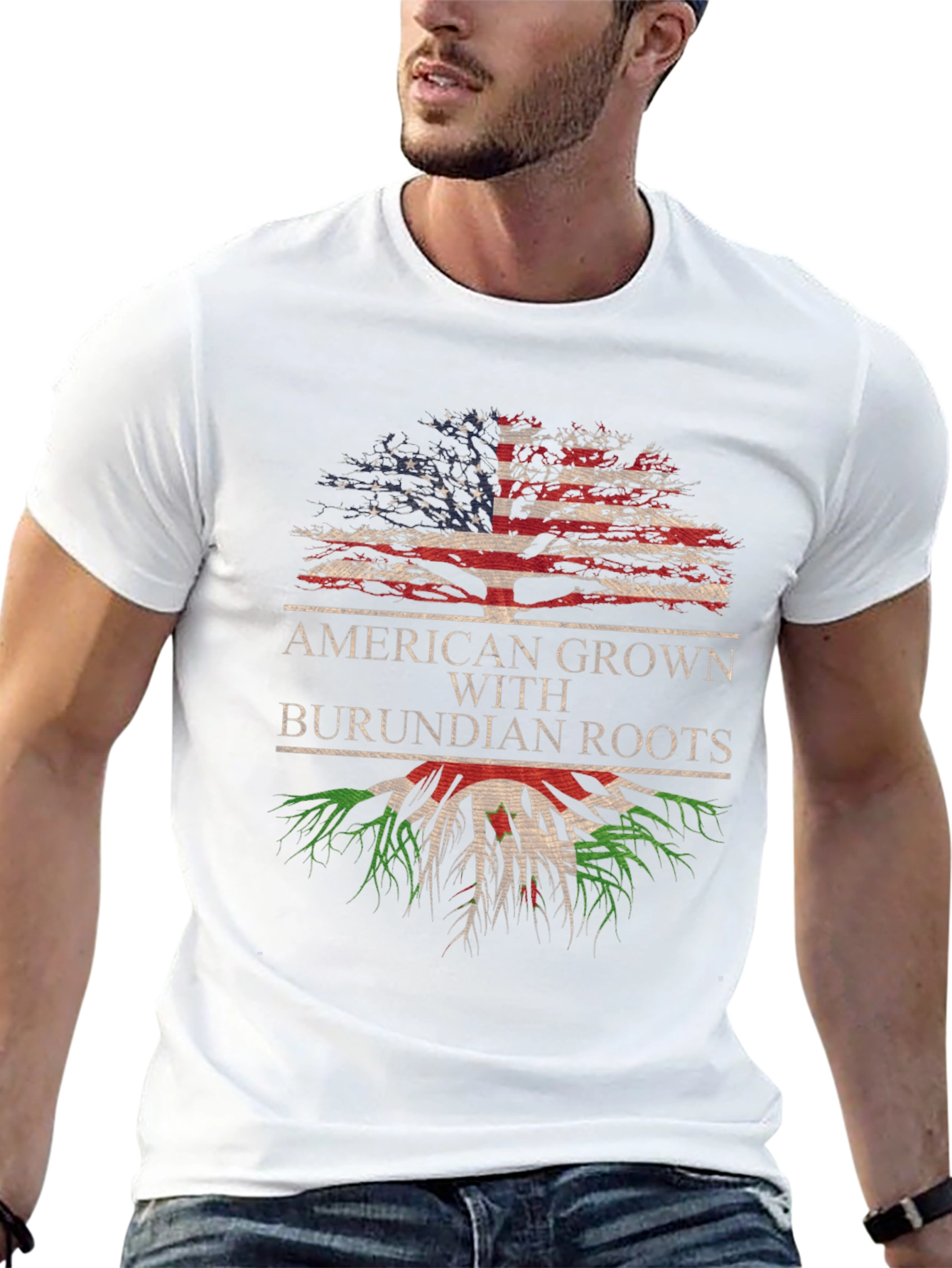 American Grown with Burundian Roots T-Shirt