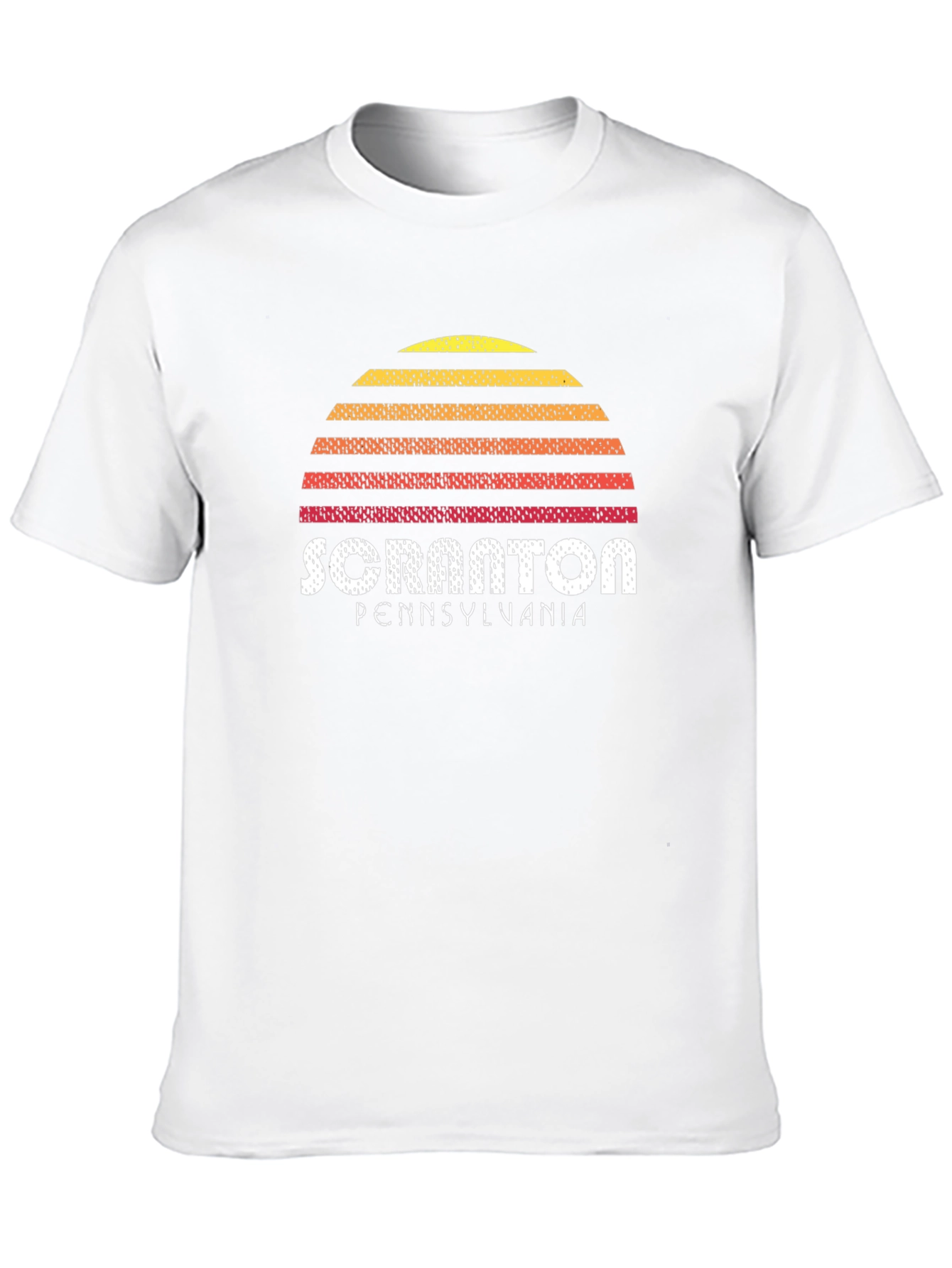 Scranton Pennsylvania Retro Sunset T-Shirt