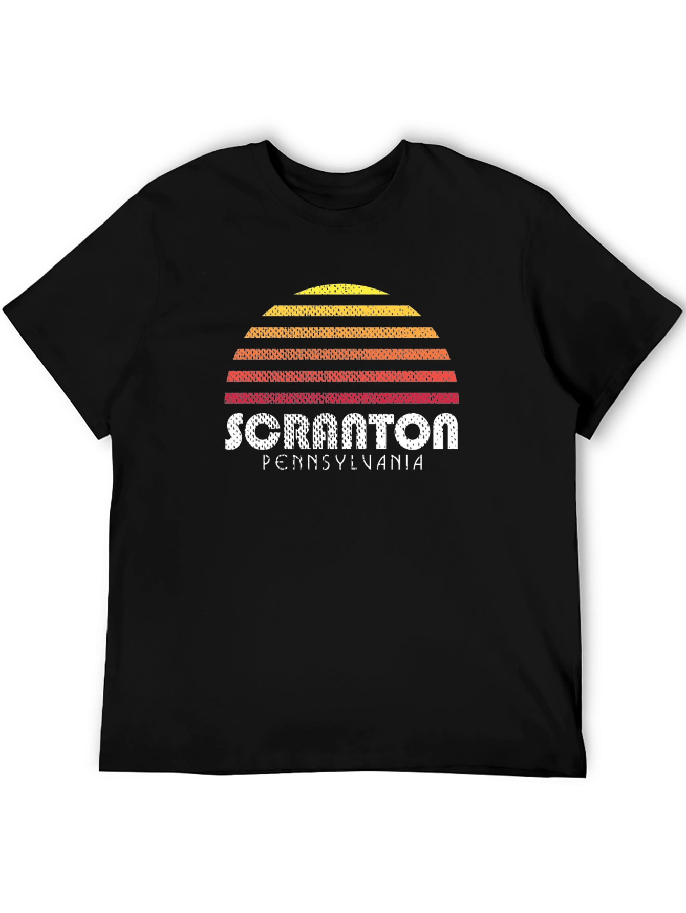 Scranton Pennsylvania Retro Sunset T-Shirt