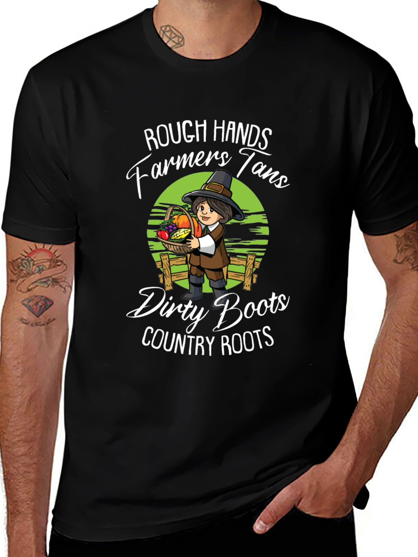 Rough Hands Farmers Thanksgiving T-Shirt