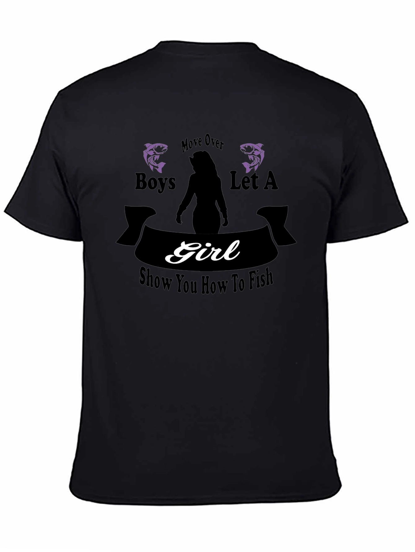 Move Over Boys Girl Fish T-Shirt