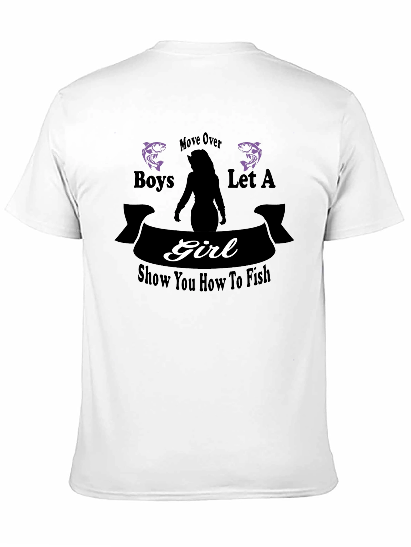 Move Over Boys Girl Fish T-Shirt